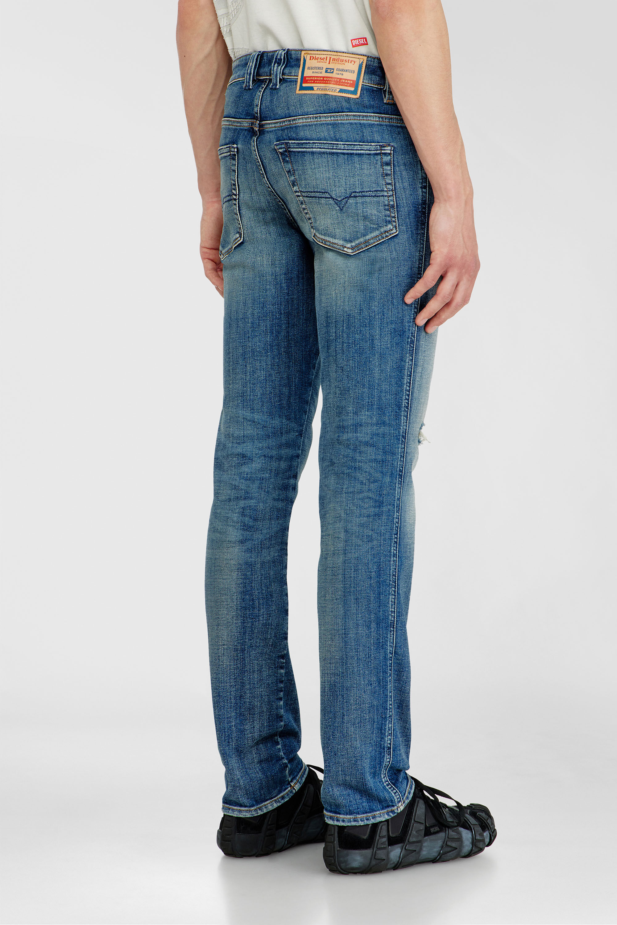 Diesel - Man's Slim Jeans 1993 D-Vyl 09P44, Medium blue - 5