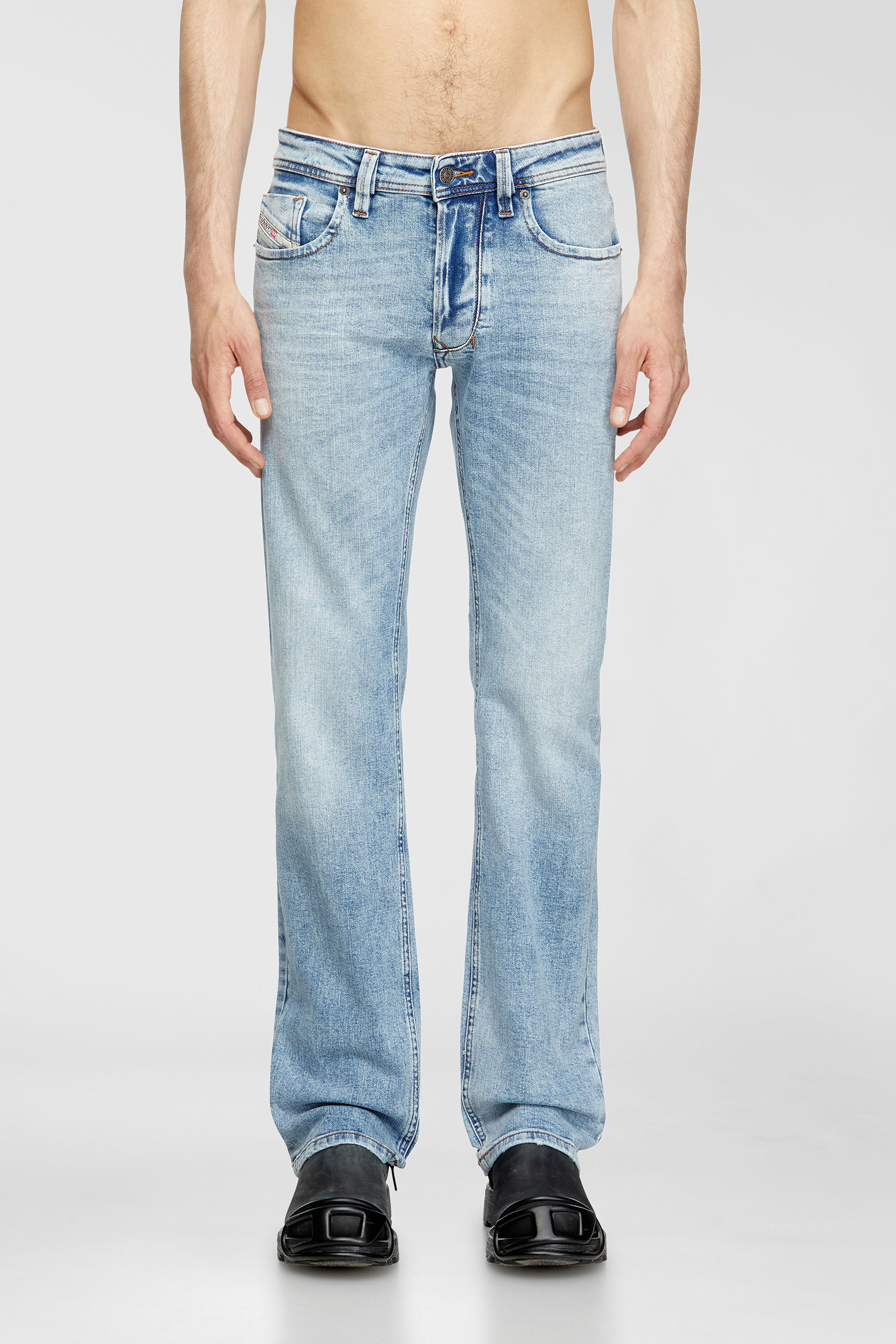 Diesel - Man's Regular Jeans 1985 Larkee 0DBDV, Light Blue - 2