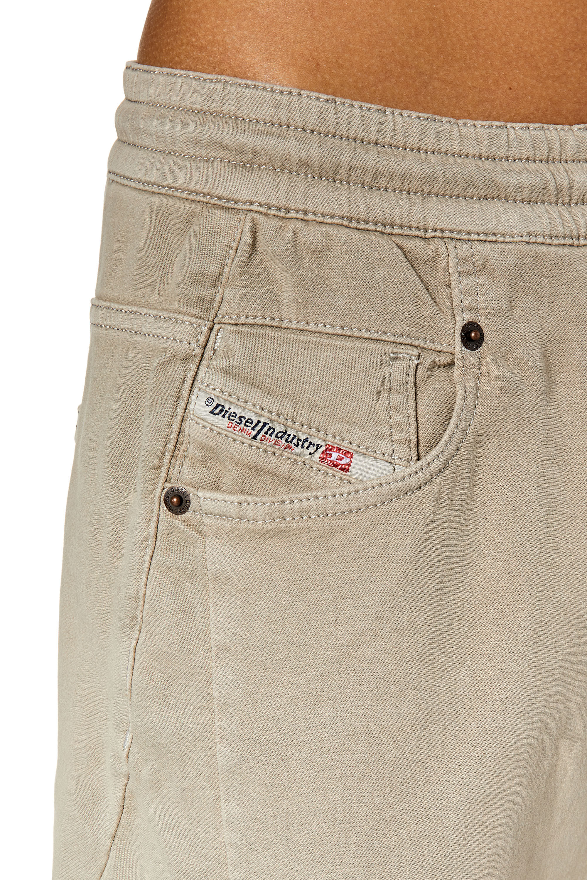 Diesel - Fayza JoggJeans® 068DY Boyfriend, Beige - Image 5