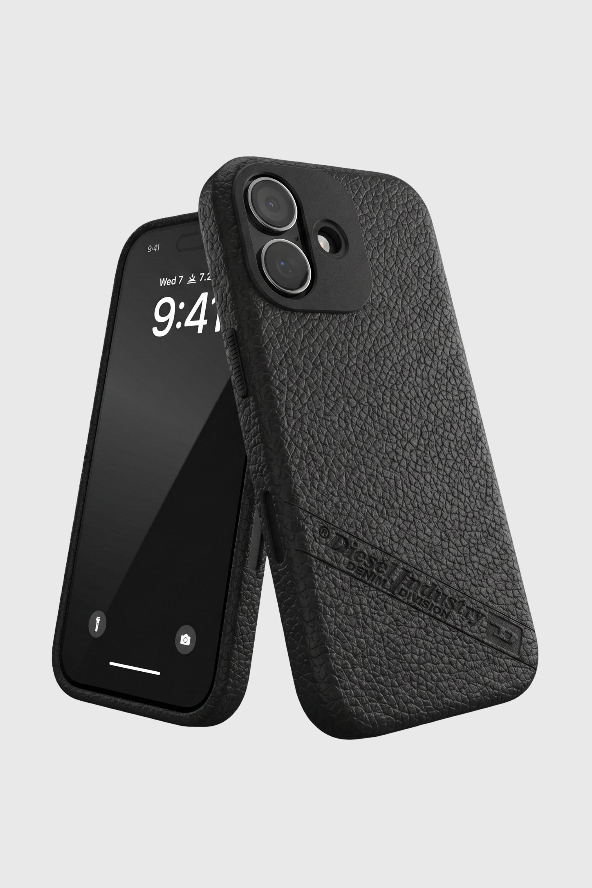 Diesel - 60640 MOULDED CASE, Unisex's Flag D case with MagSafe for iPhone 17 in Black - 6
