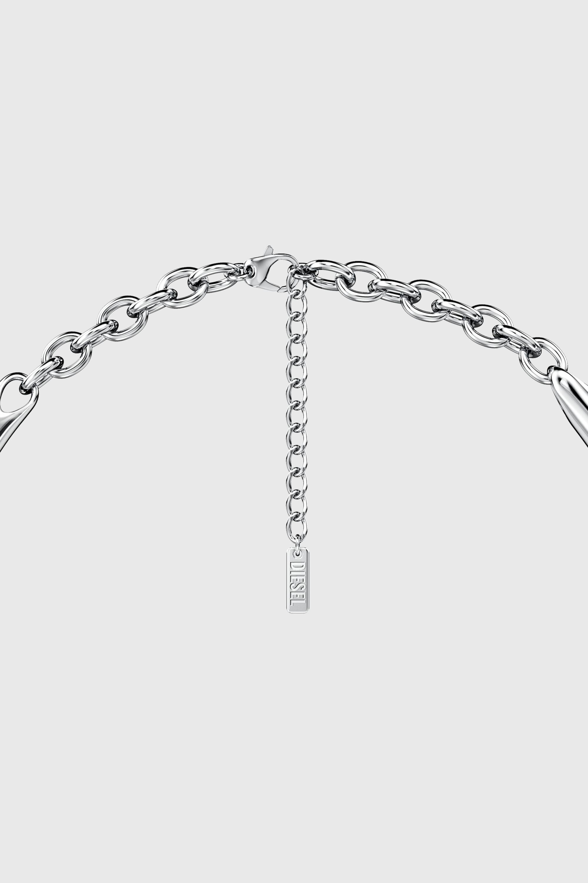 Diesel - DX1697040 JEWELLERY, Unisex's Stainless steel chain necklace in Silver - 3