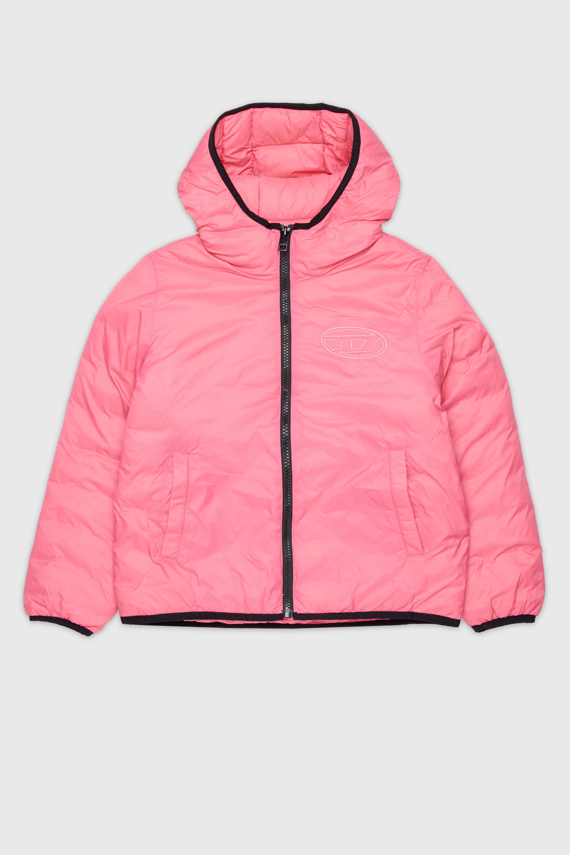 Diesel - JOSIPLS, Unisex's Hooded jacket in padded nylon in null - 1