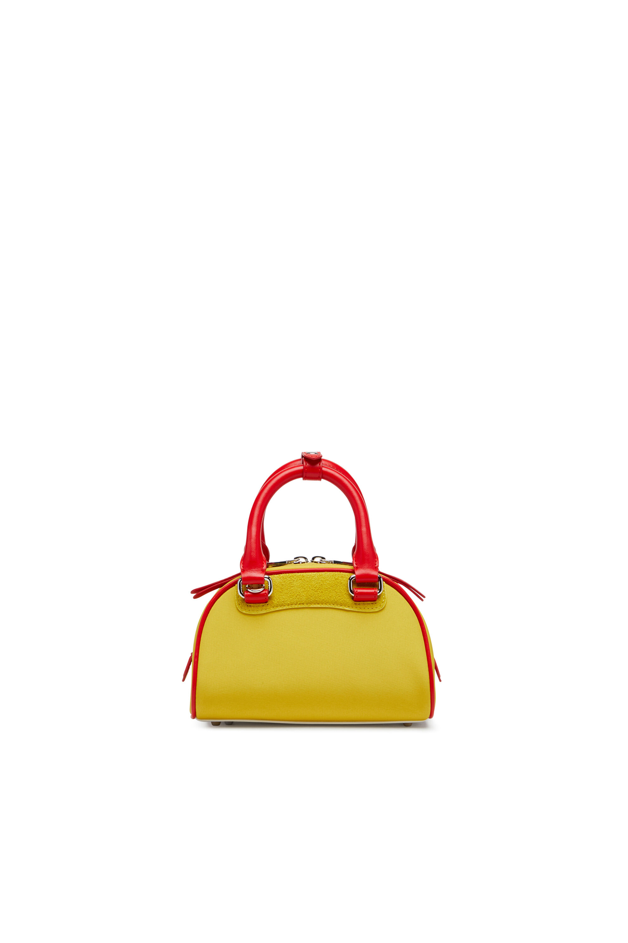 Women's 1DR Dome-Colour-block mini bowling bag | Yellow | Diesel