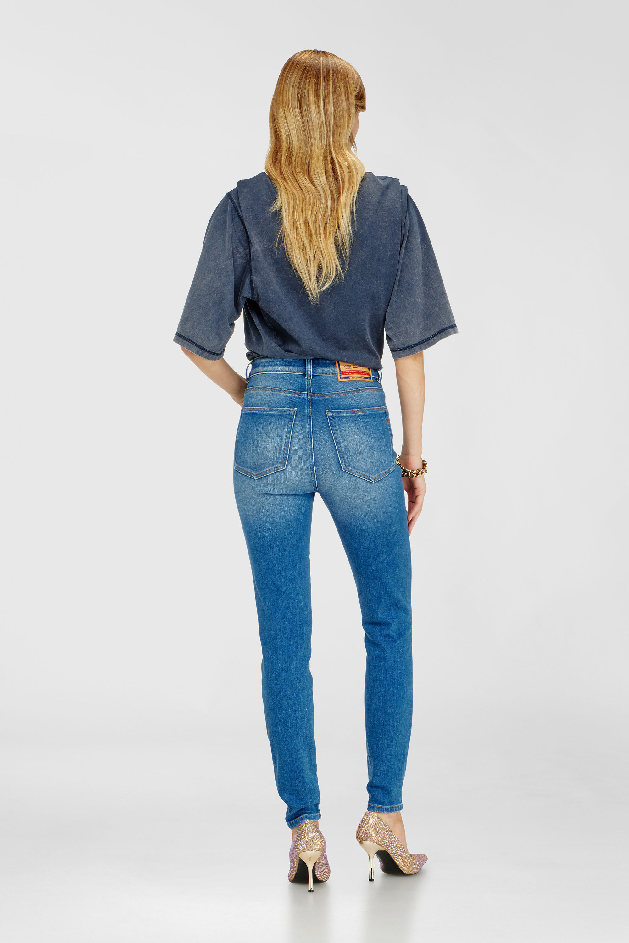 Diesel - Woman's Skinny Jeans 1984 Slandy-High 09Q79, null - 2