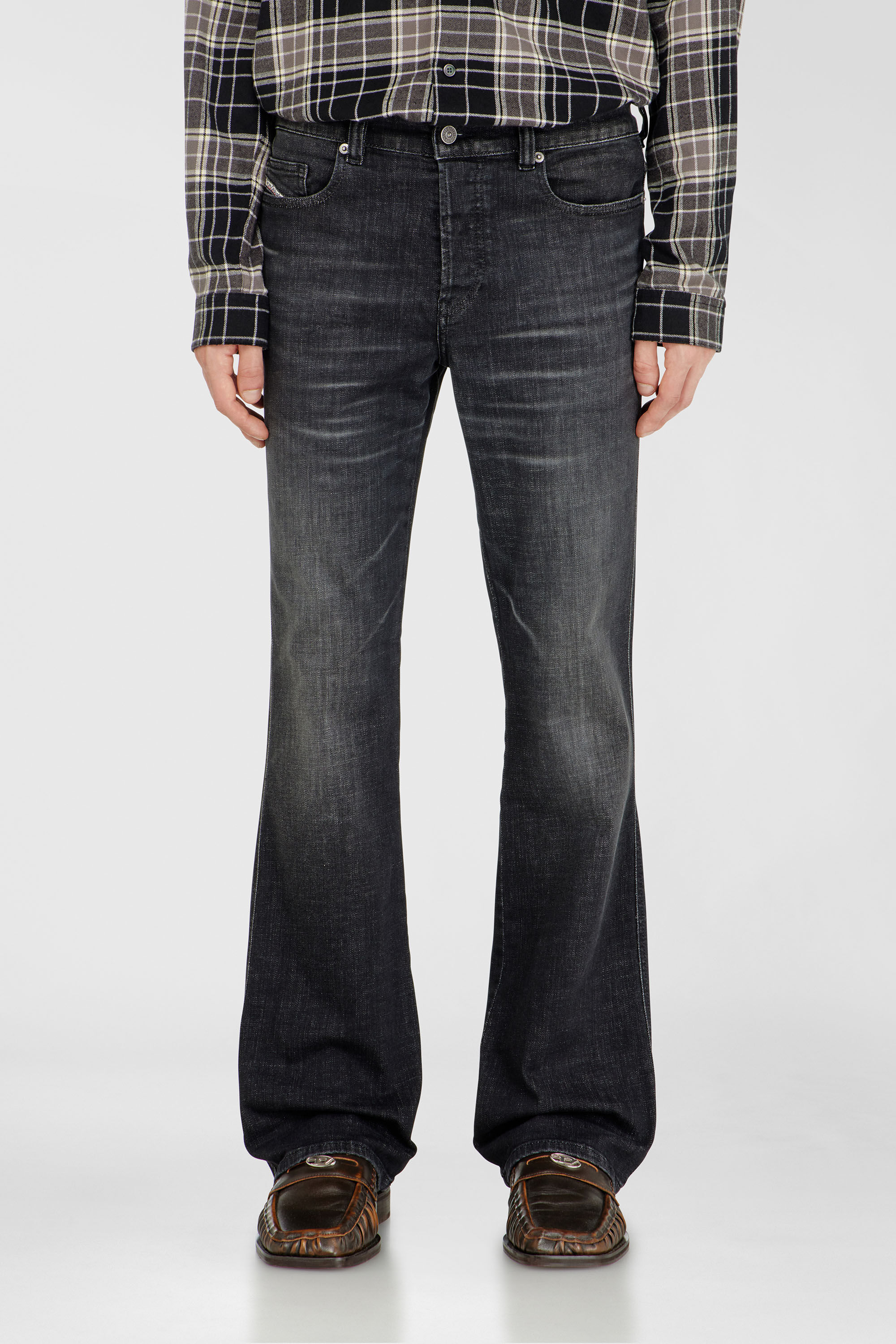 Diesel - Man's Bootcut Jeans 1998 D-Buck 09H34, Black/Dark grey - 4