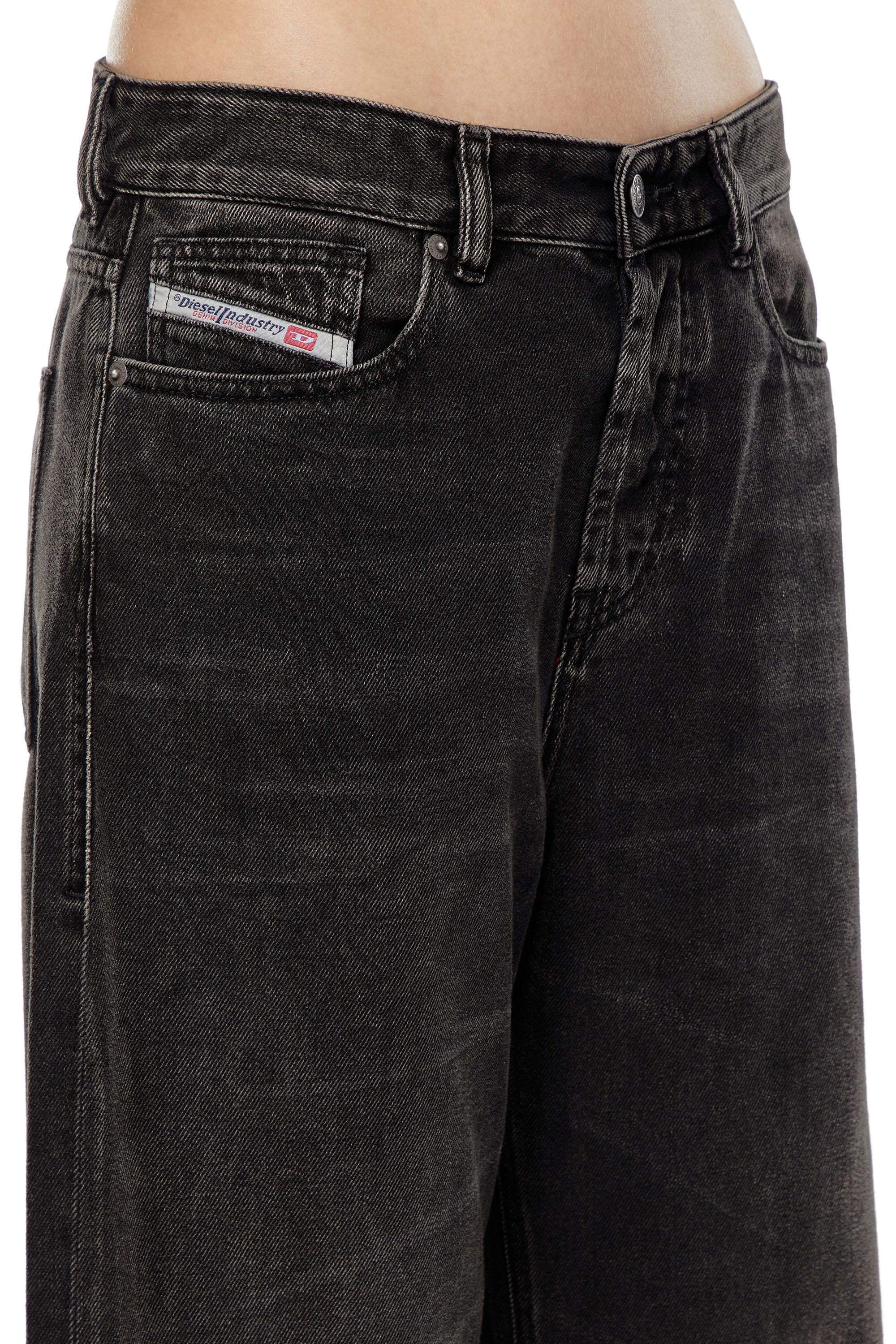 Diesel - Woman's Straight Jeans 1996 D-Sire 09J96, Black/Dark grey - 5