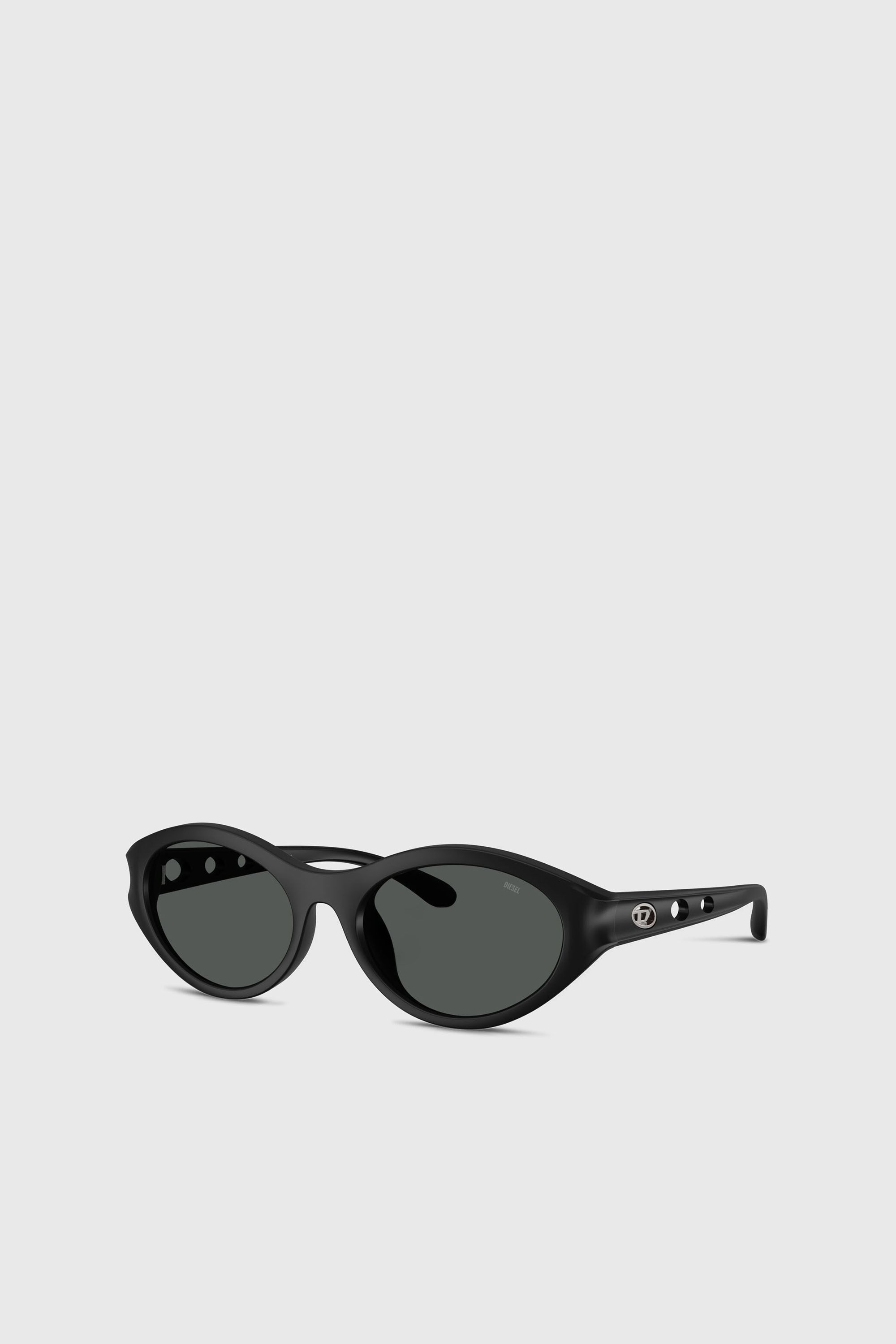 Diesel - 0DL3005U, Unisex's Oval sunglasses in Black - 5