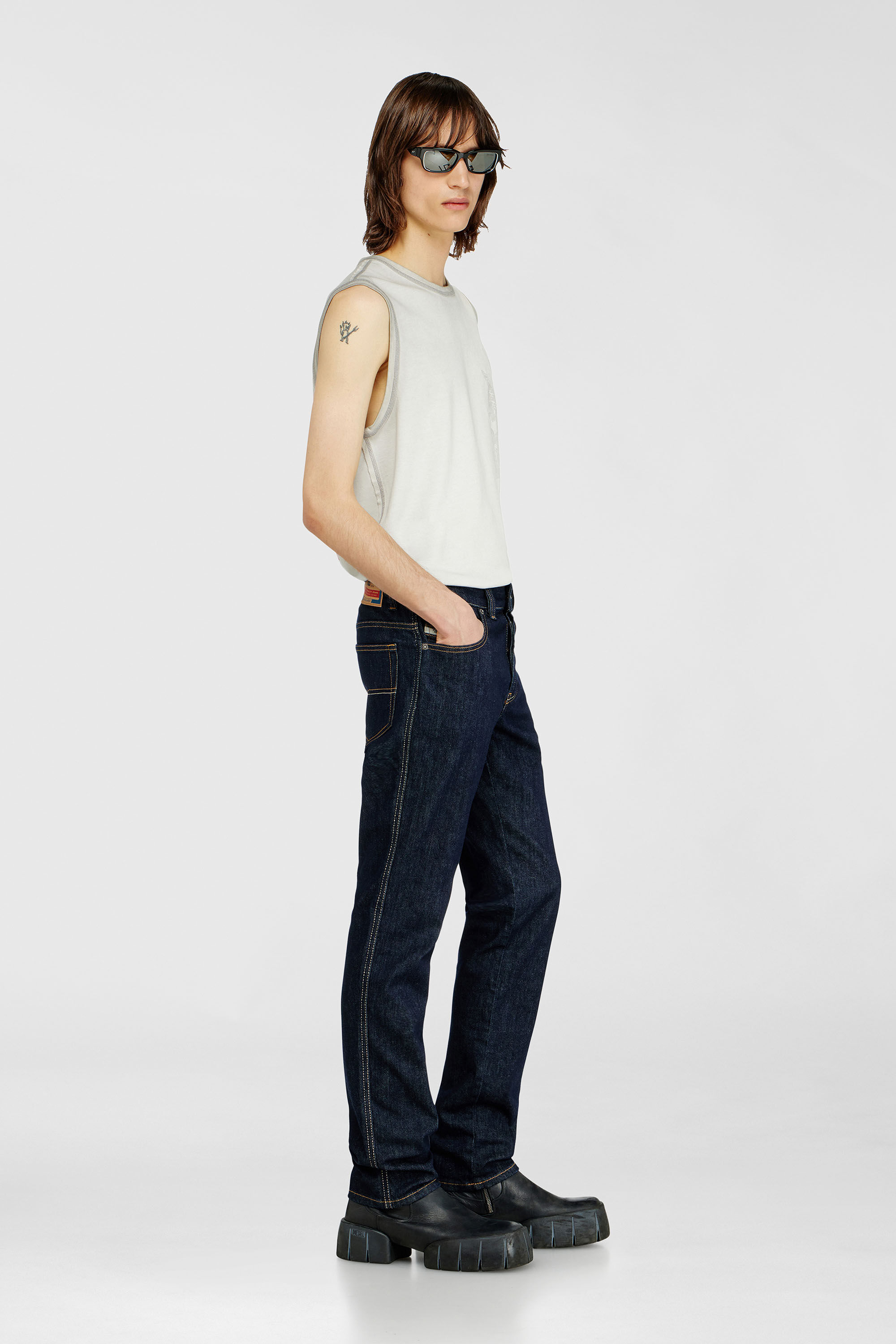 Diesel - Man's Slim Jeans 1993 D-Vyl 0DBEJ, Dark Blue - 2