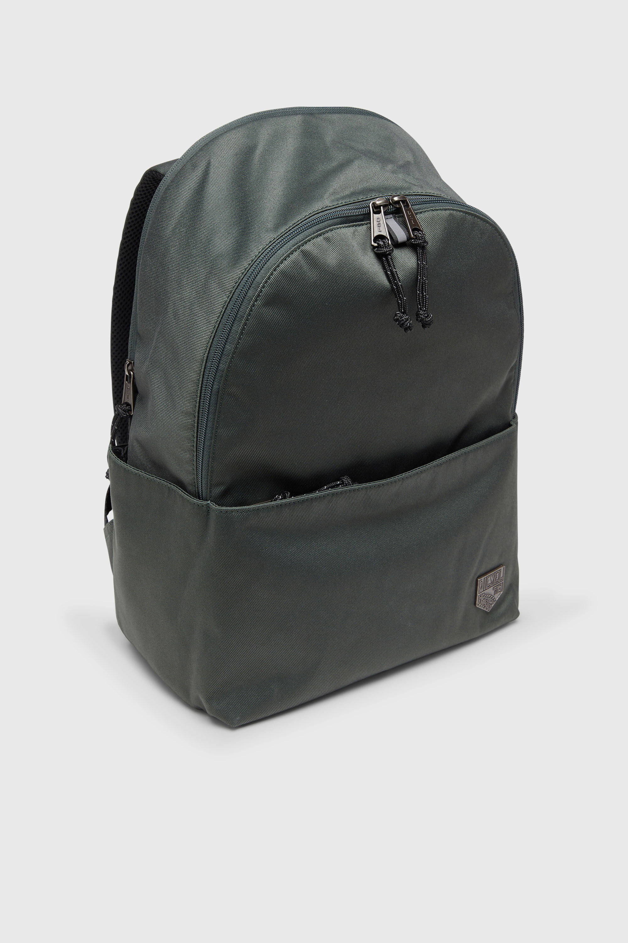 Diesel - D-PACK BACKPACK X, Unisex's D-Pack - Backpack in nylon with emblem logo in Dark Green - 5