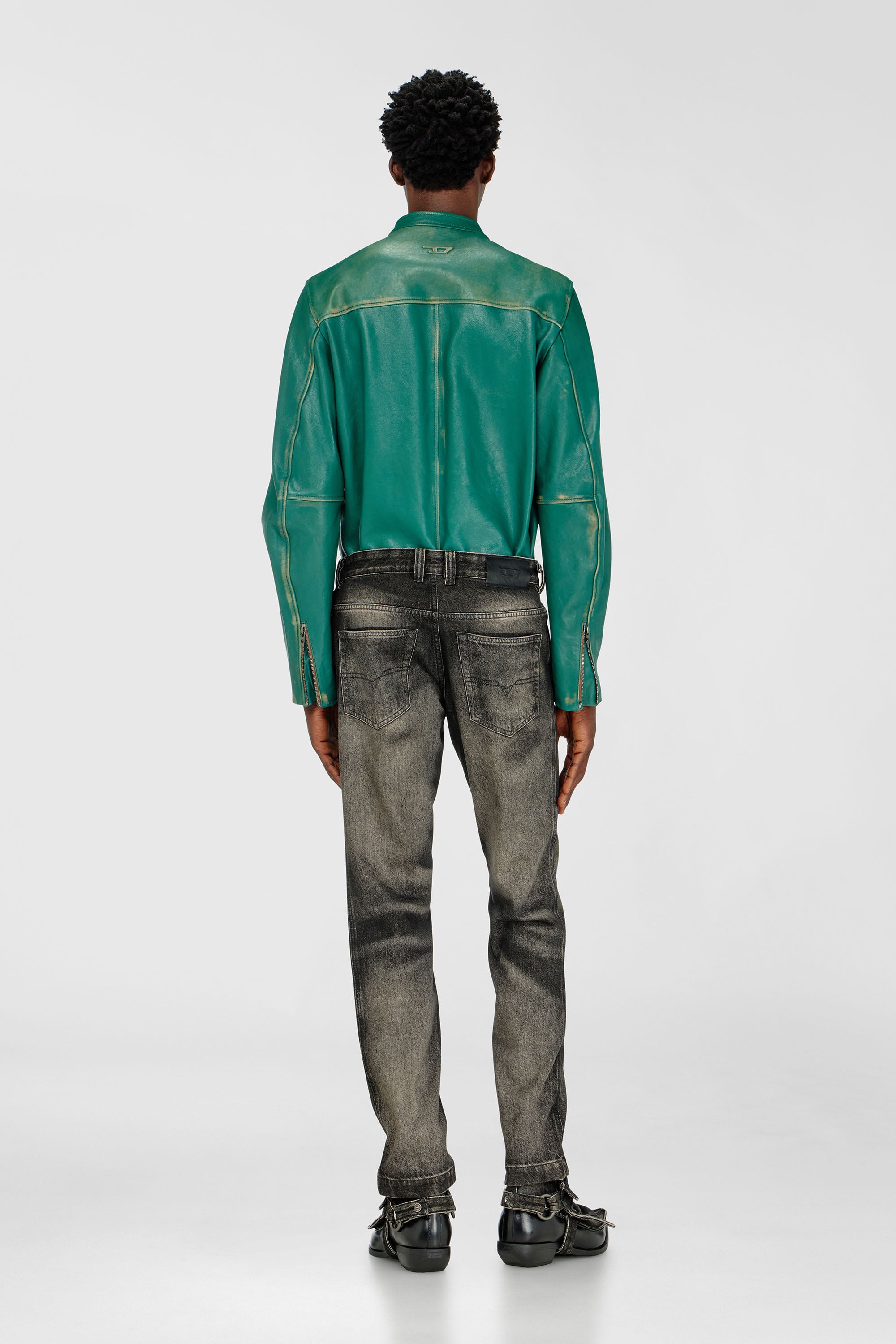 Diesel - Man's Slim Jeans D-Ghetvyl 09R33, Black/Dark grey - 3