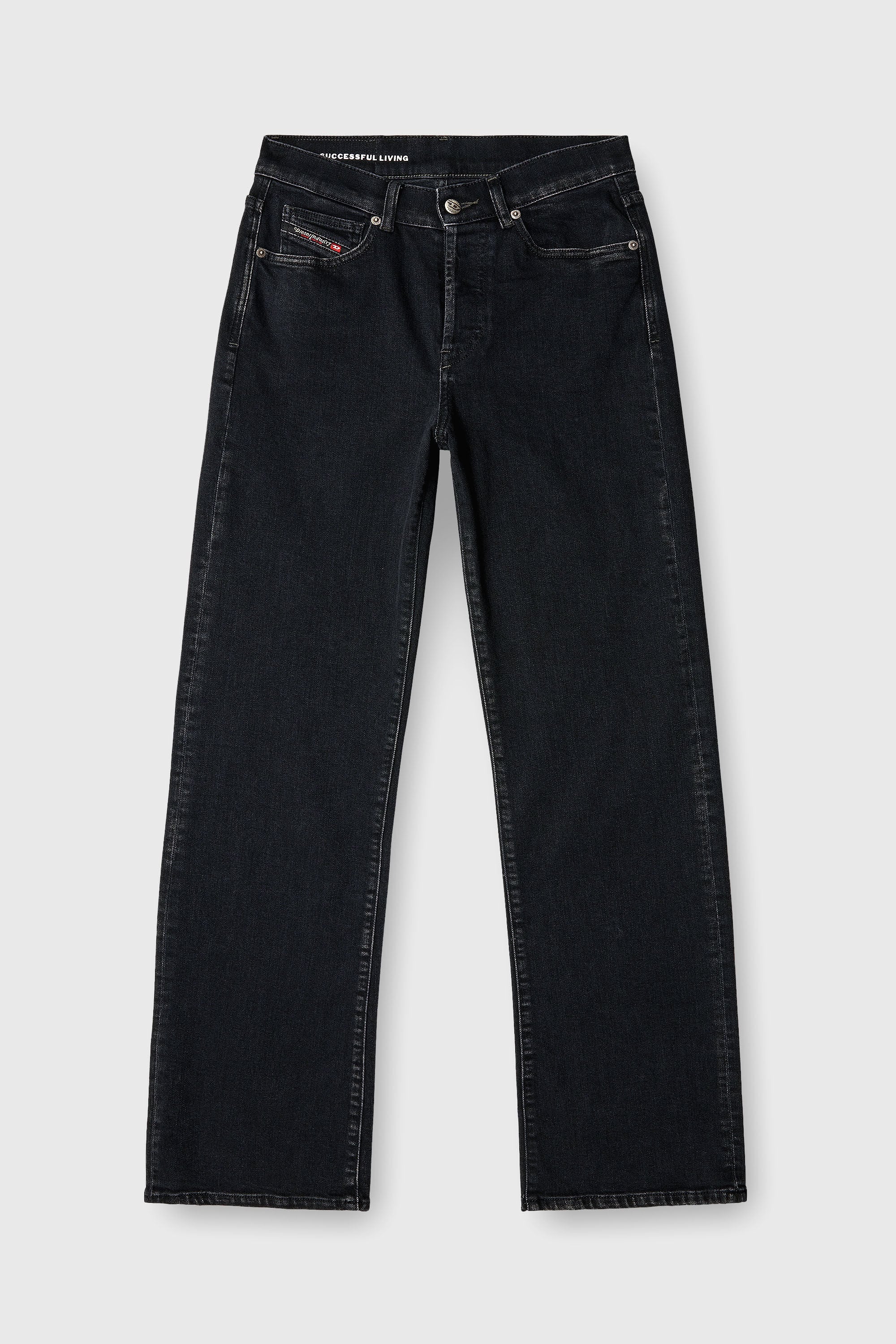 Diesel - Woman's Regular Jeans 1971 D-Sent 09N89, Black/Dark grey - 6