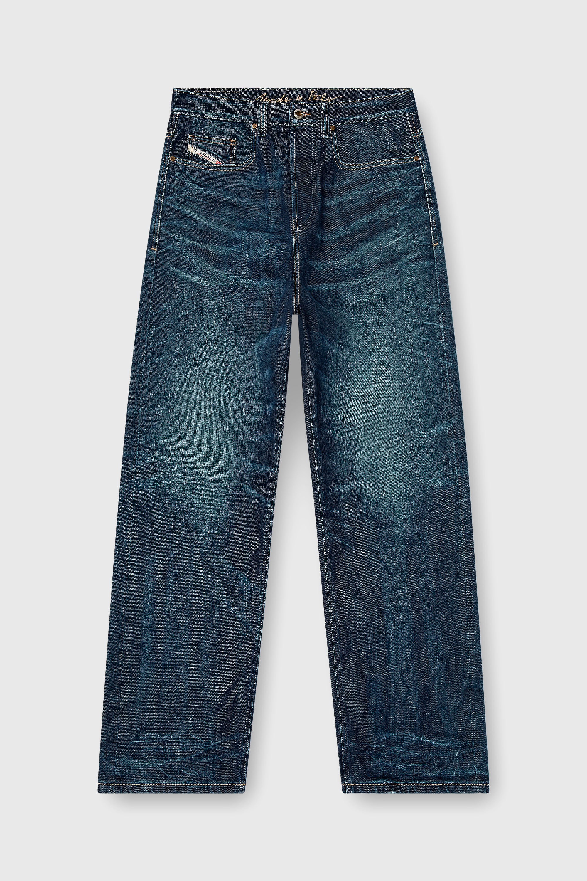 Diesel - Man's Relaxed Jeans 2001 D-Macro 09Q04, Dark Blue - 6