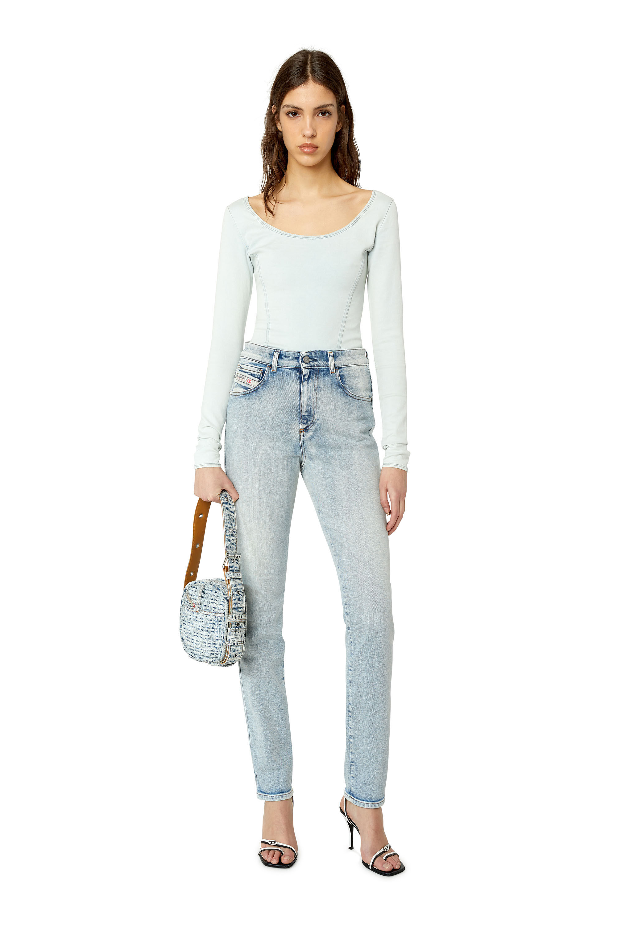 Diesel - 1994 9C08L Straight Jeans, Light Blue - Image 1