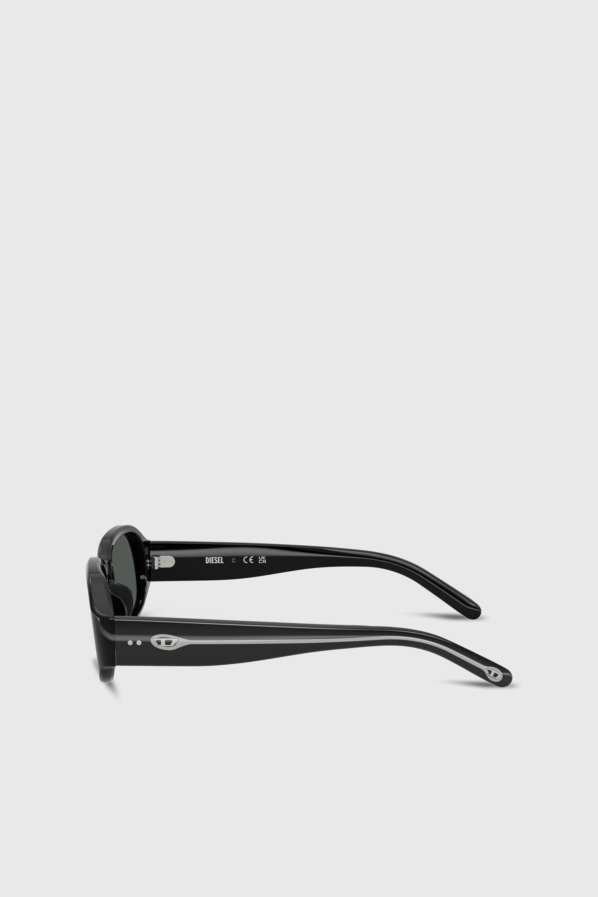 Diesel - 0DL2009U, Unisex's Rectangle sunglasses in Black - 5