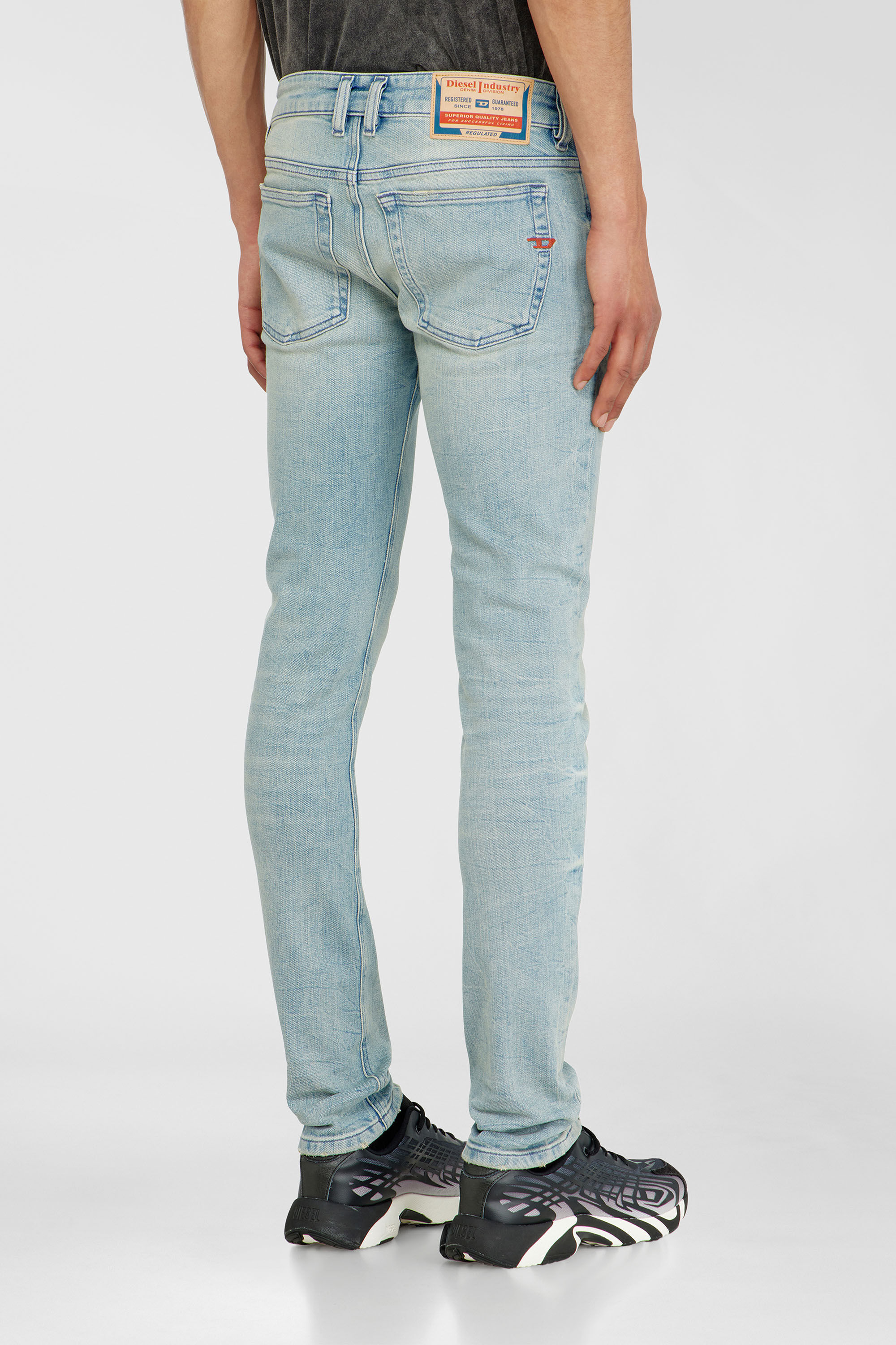 Diesel - Man's Skinny Jeans 1979 Sleenker 0KBBF, Light Blue - 5