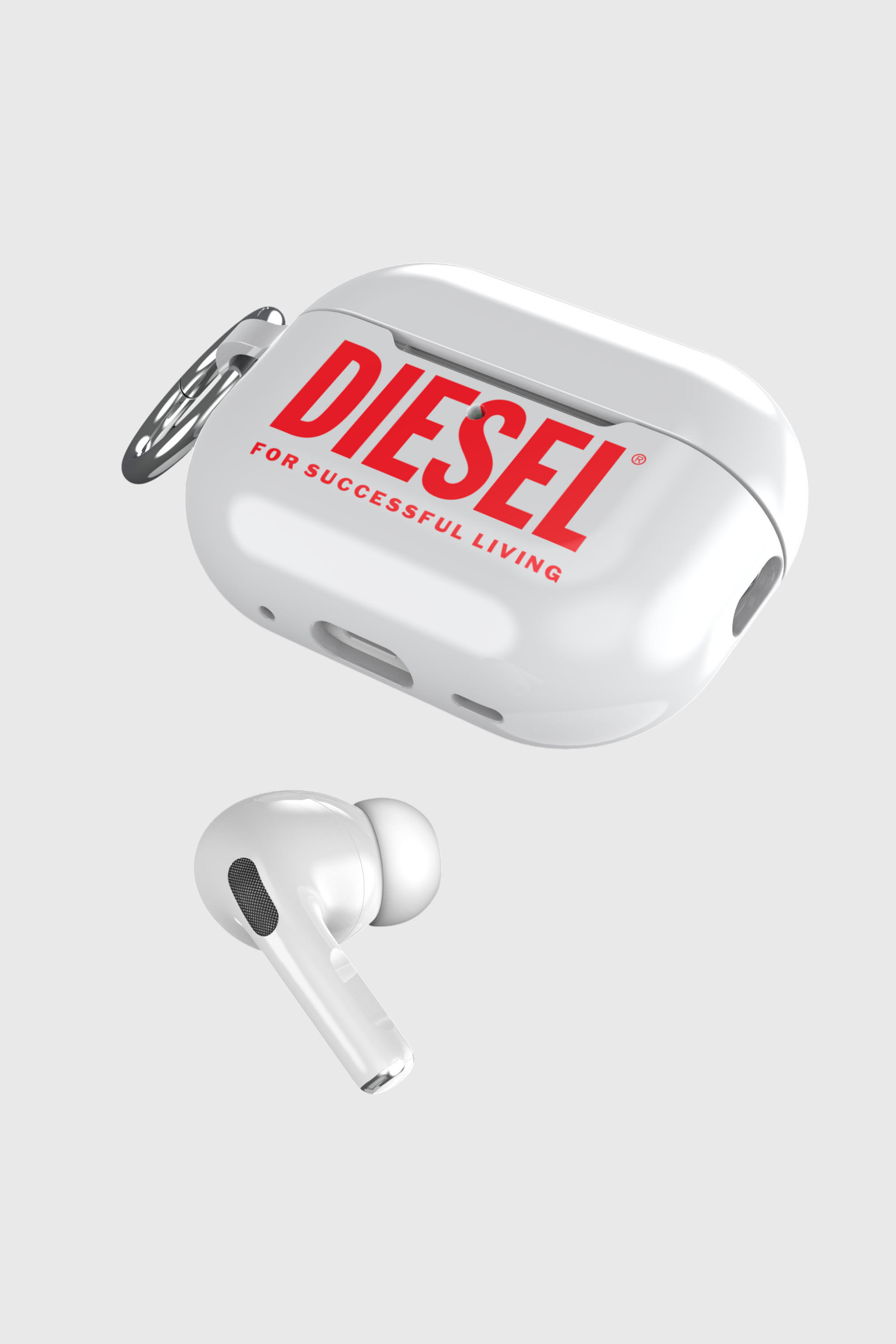 Diesel - 60067 AOP CASE, Unisex's Case for Airpods Pro/Pro 2 in White - 4