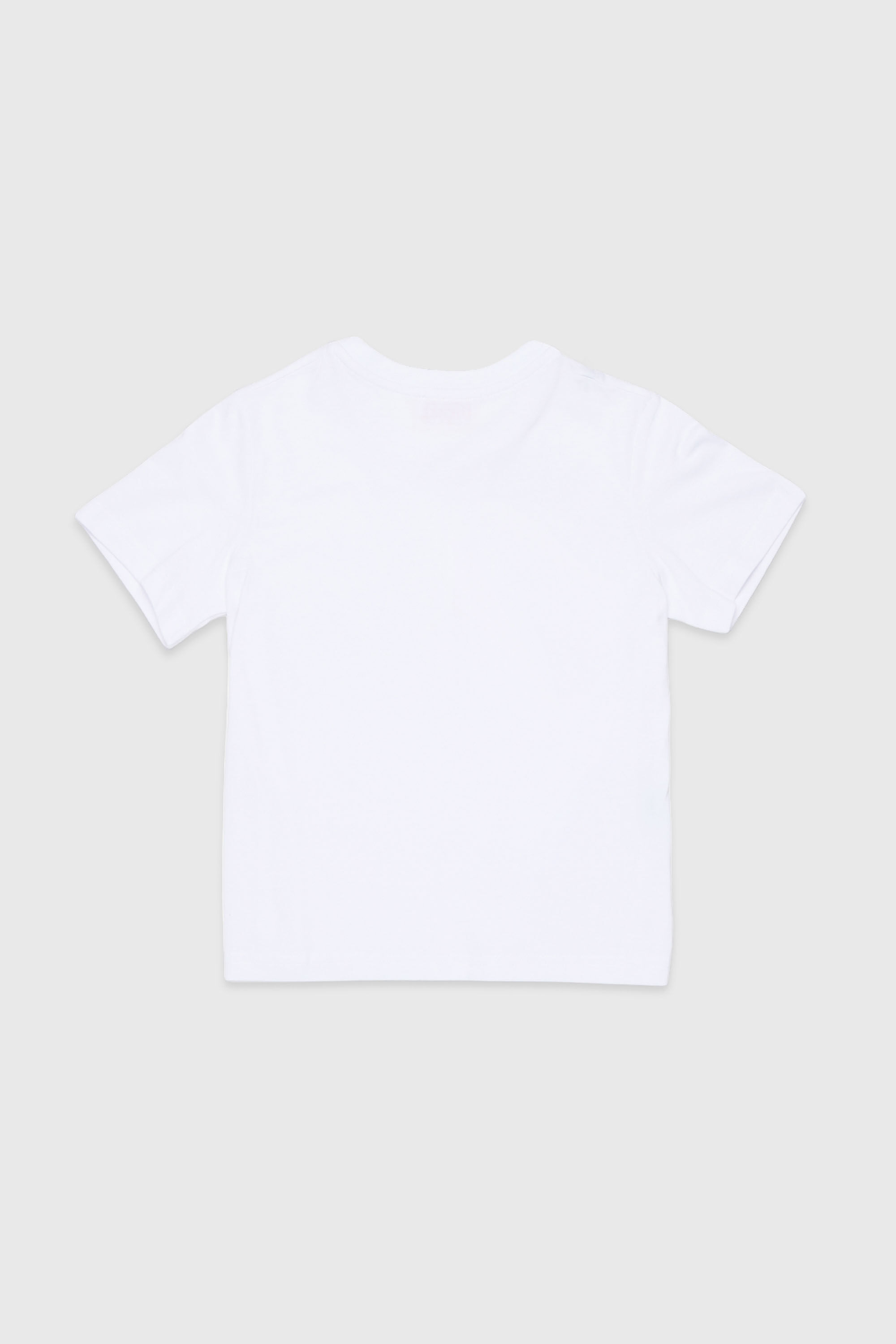 Diesel - TROSET, Woman's T-shirt with denim rose appliqu&eacute; in White - 2