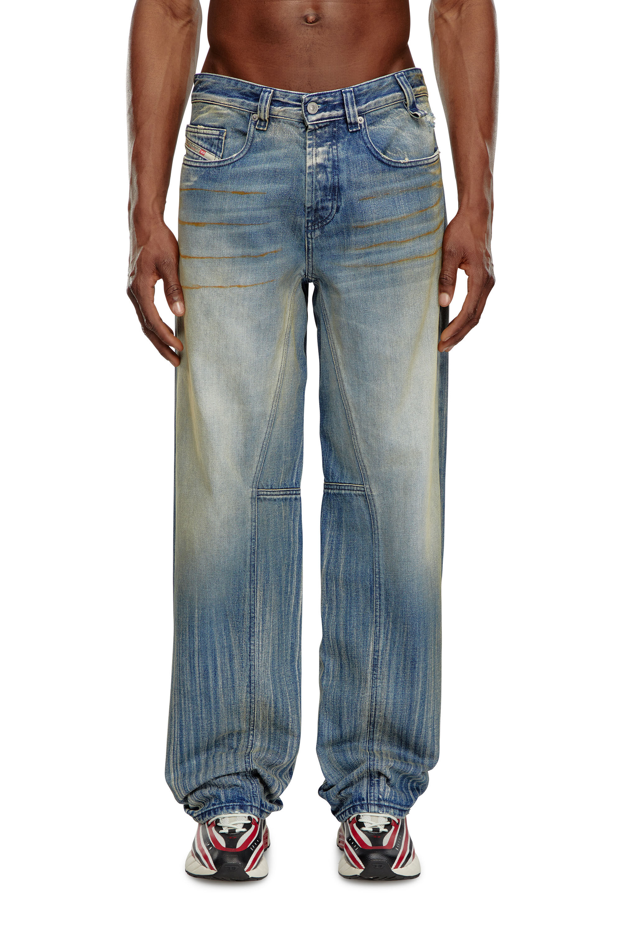 Diesel - Man's Straight Jeans 2001 D-Macro 09I97, Medium blue - 3