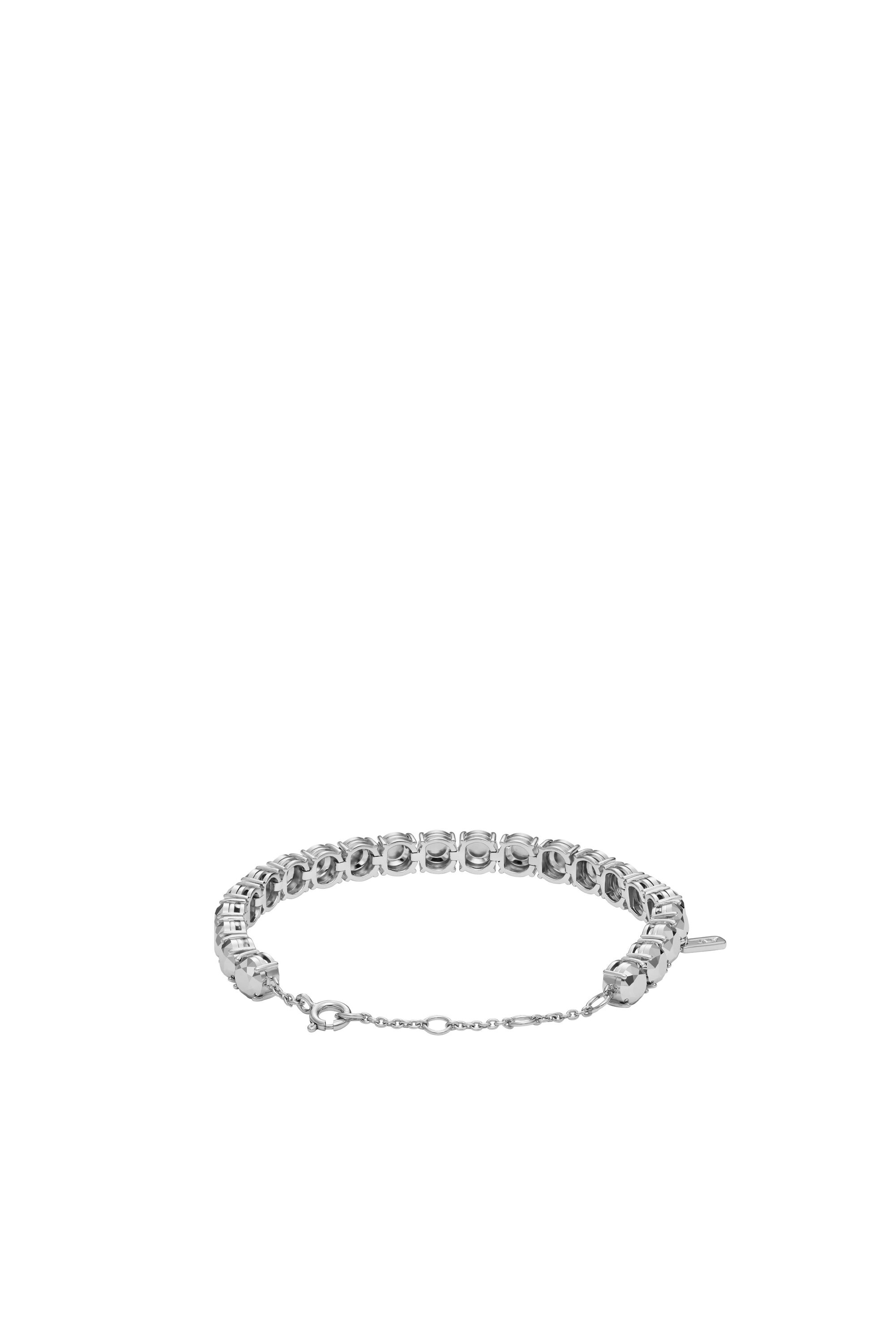 Diesel - DL1354040 JEWEL, Unisex's Sterling Silver Diamond Cut Bracelet in Silver - 2