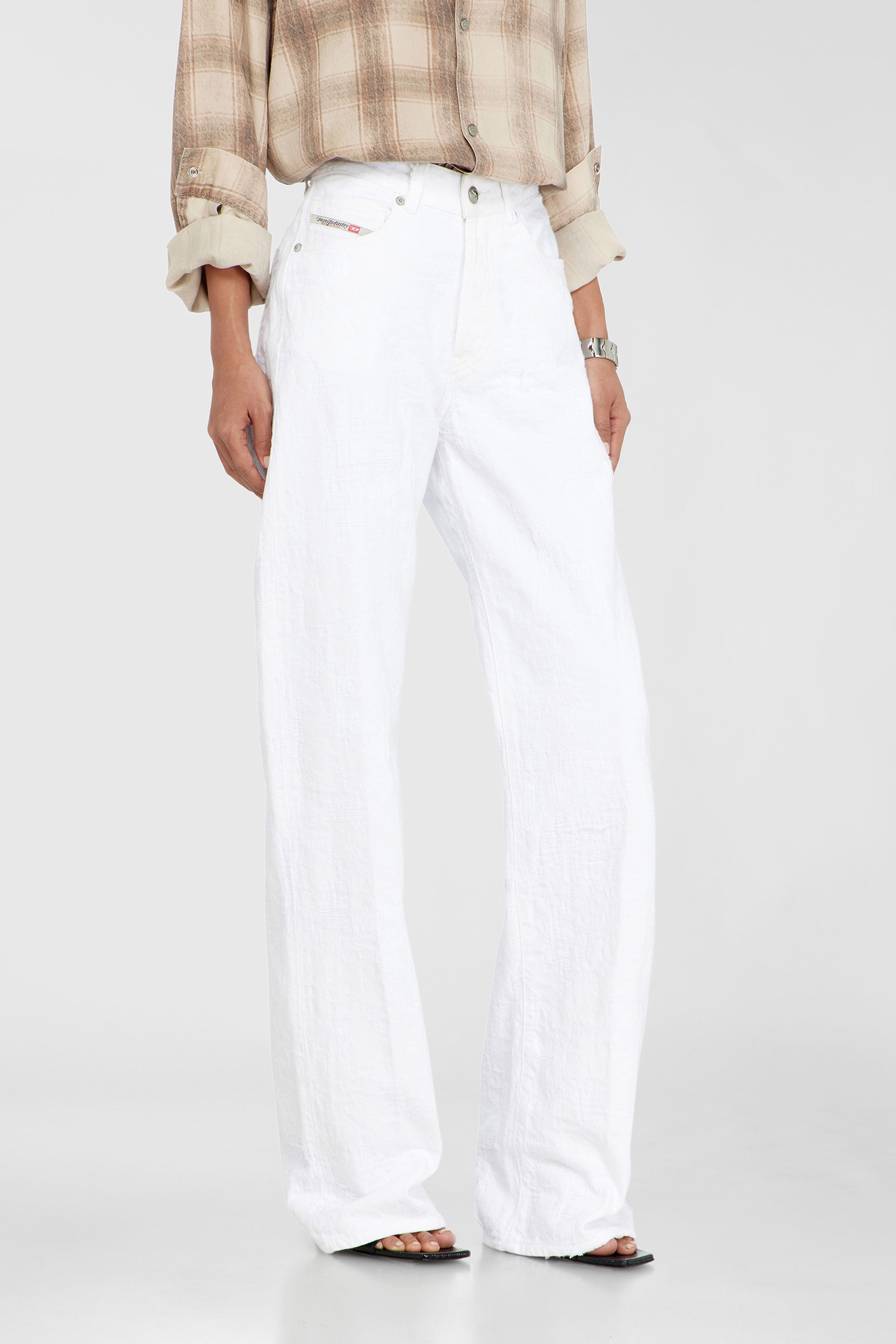 Diesel - Woman's Regular Jeans 1971 D-Sent 007EX, White - 7