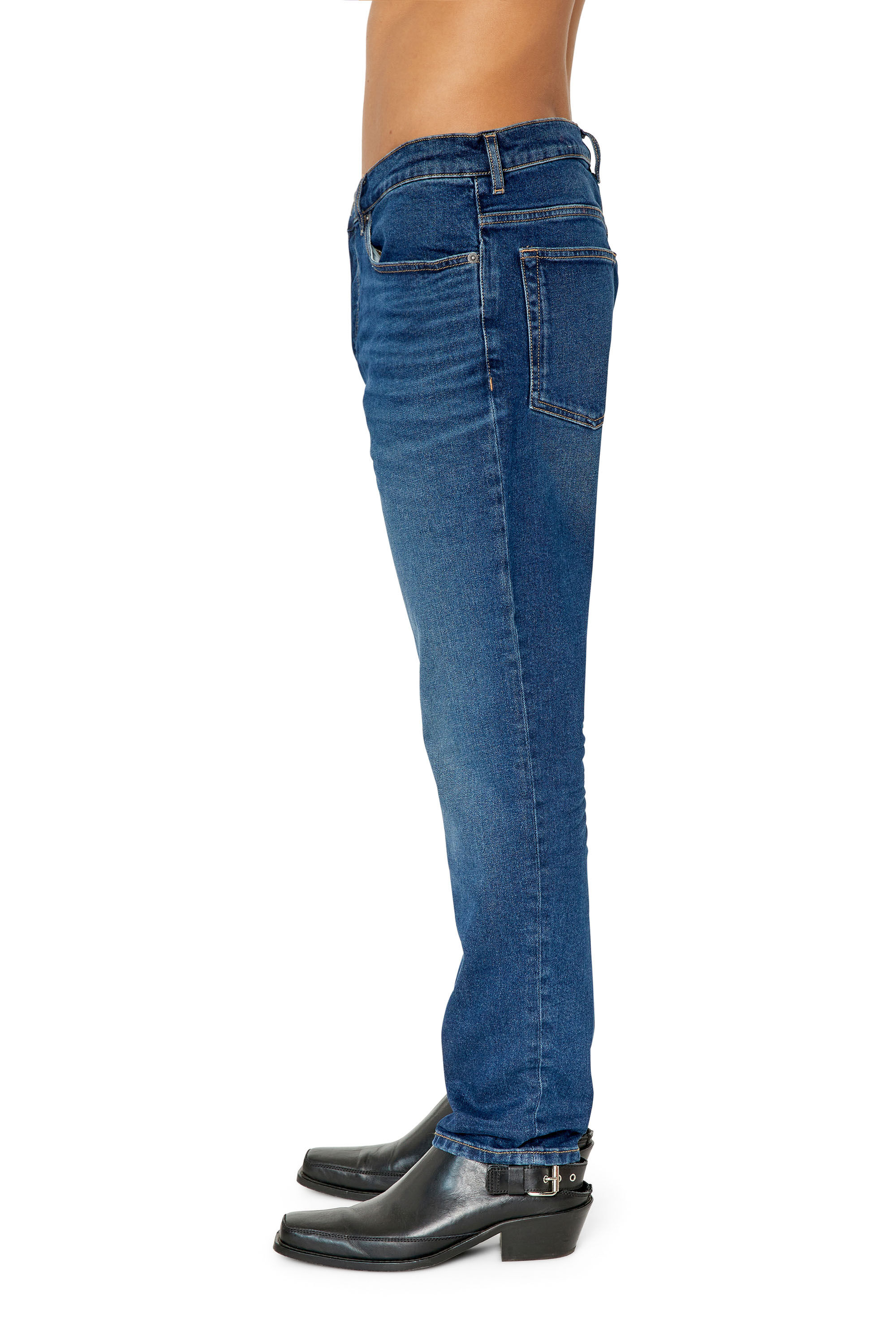 Diesel - 2006 D-Fining 0GYCS Tapered Jeans, Dark Blue - Image 5