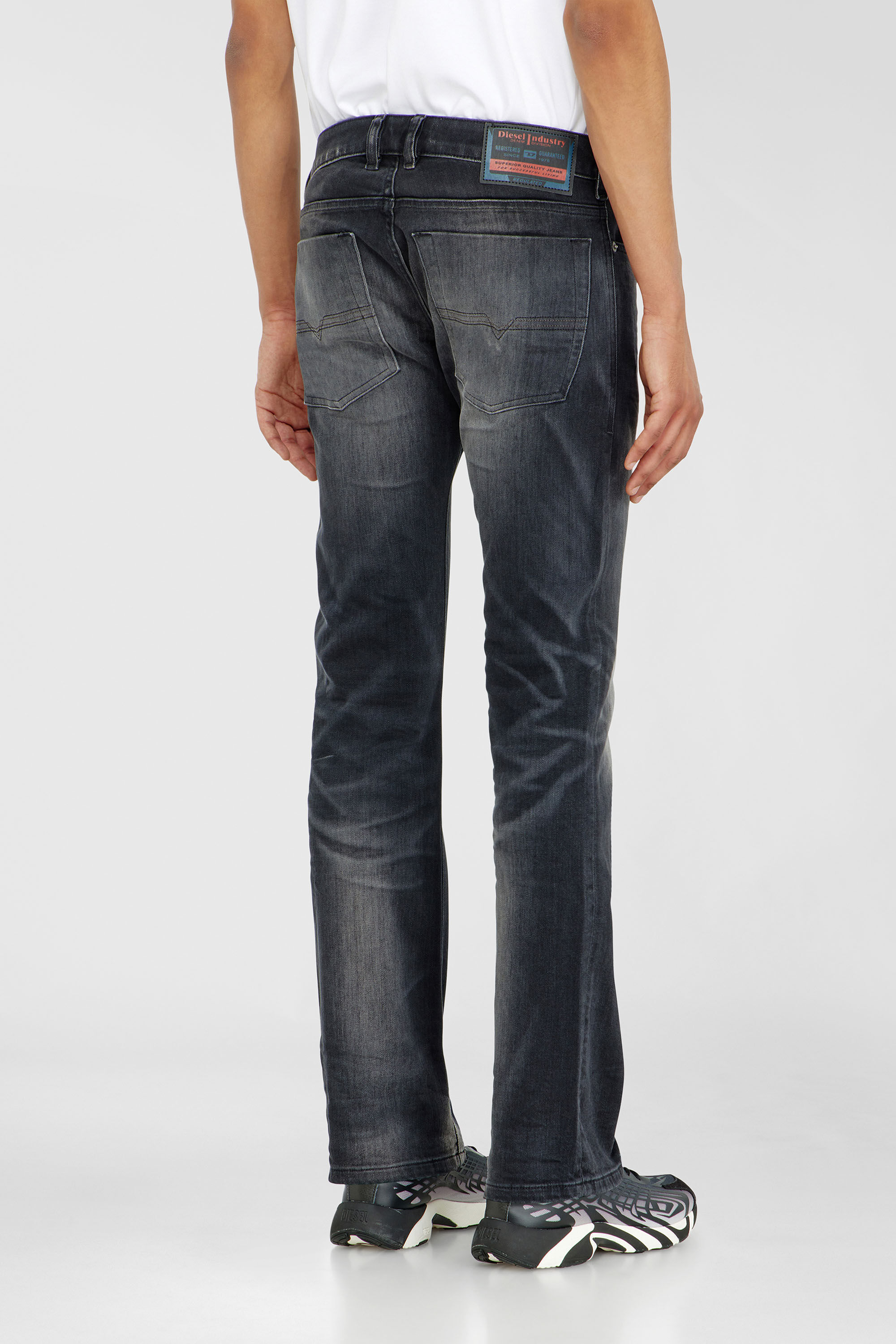 Diesel - Man's Bootcut Jeans 2007 Zatiny 09P38, Black/Dark grey - 5