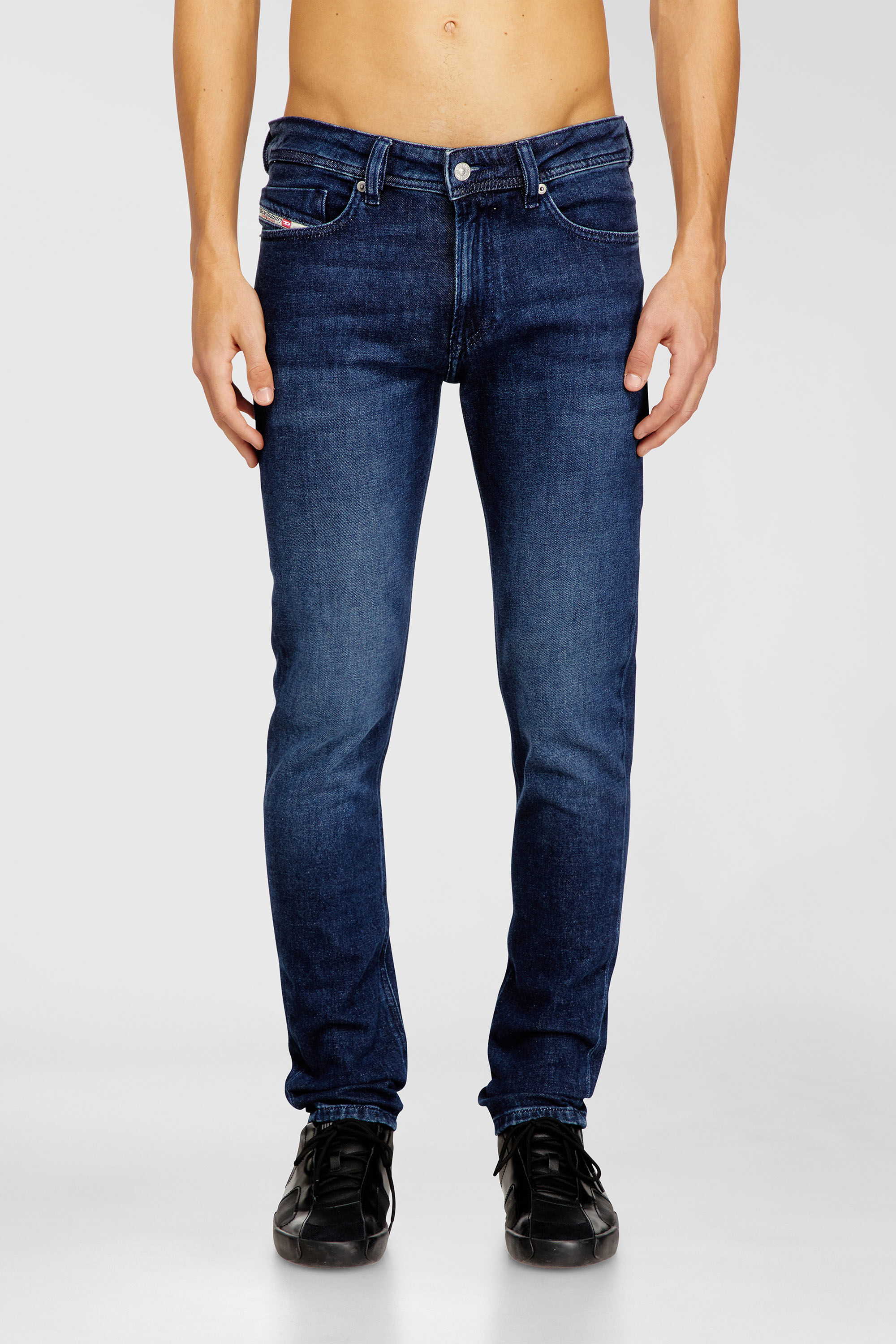 Diesel - Man's Skinny Jeans 1979 Sleenker 0ADBF, Dark Blue - 2