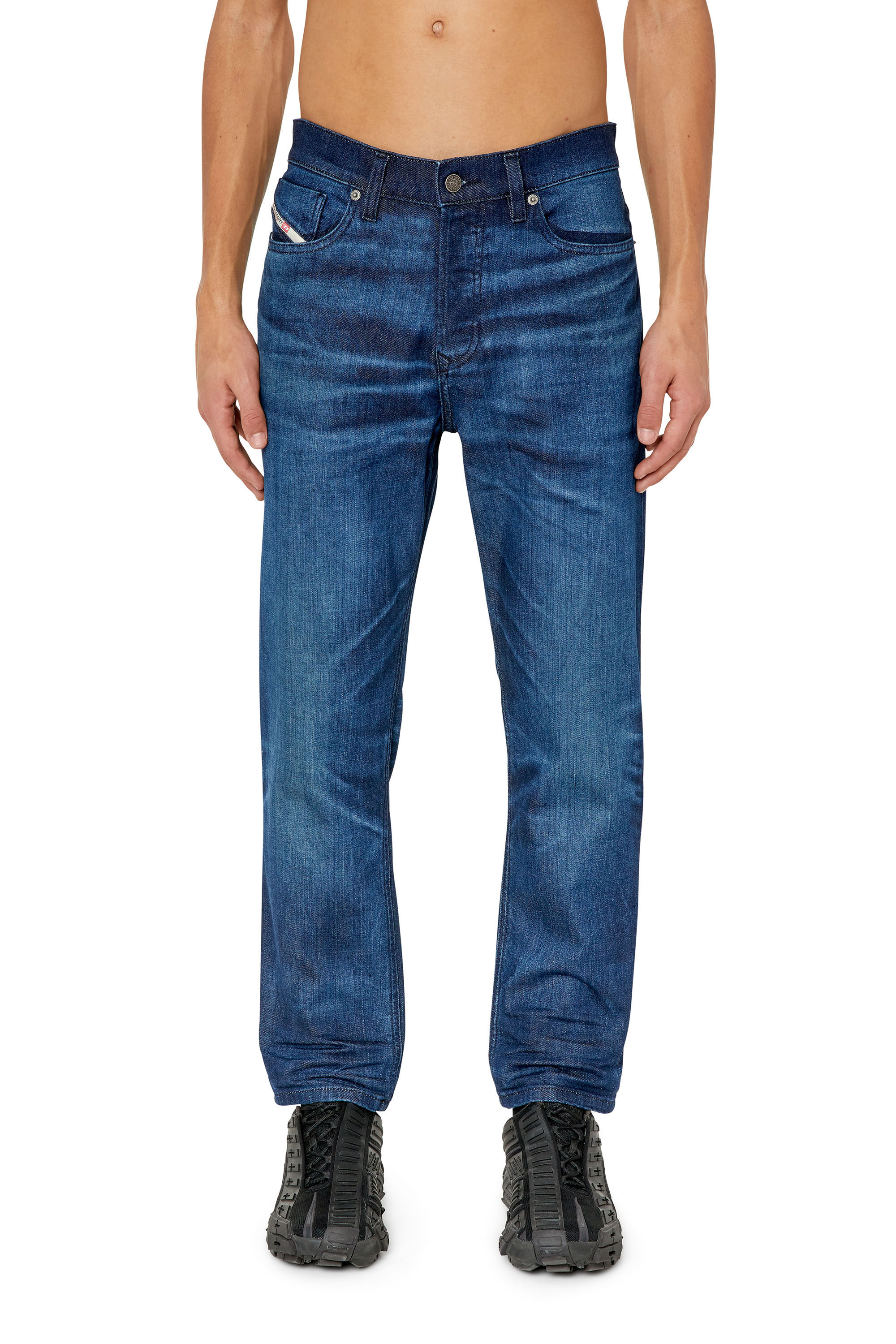 Diesel - 2005 D-Fining 0TFAT Tapered Jeans, Dark Blue - Image 3