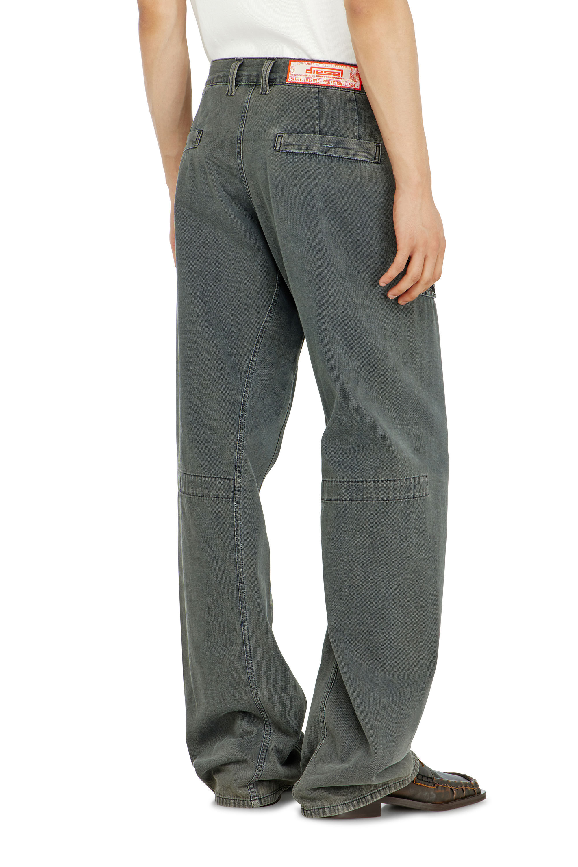 Diesel - Man's Relaxed Jeans D-Zeta 068WR, Grey - 5