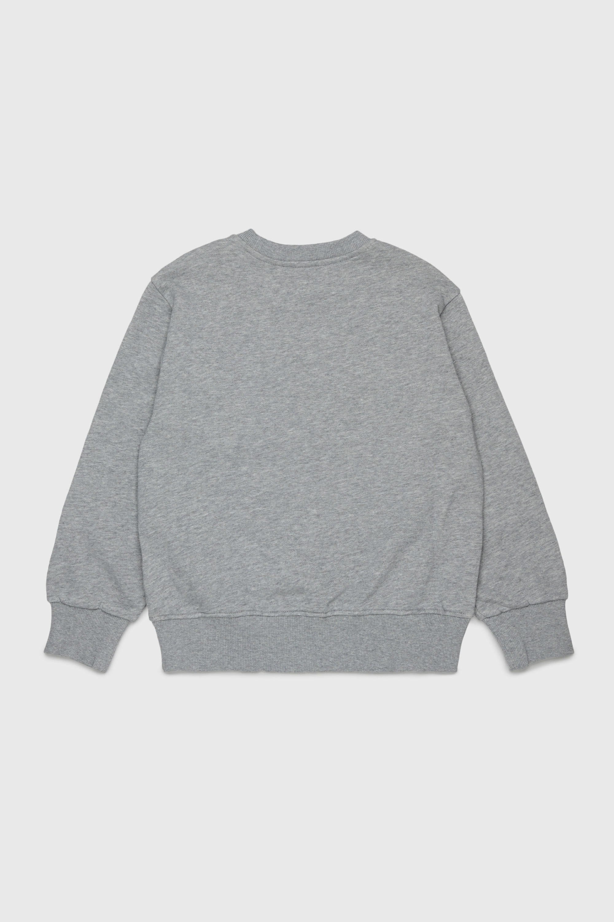 Diesel - SJEANS OVER, Man's Sweatshirt with frayed logo letters in Grey - 2