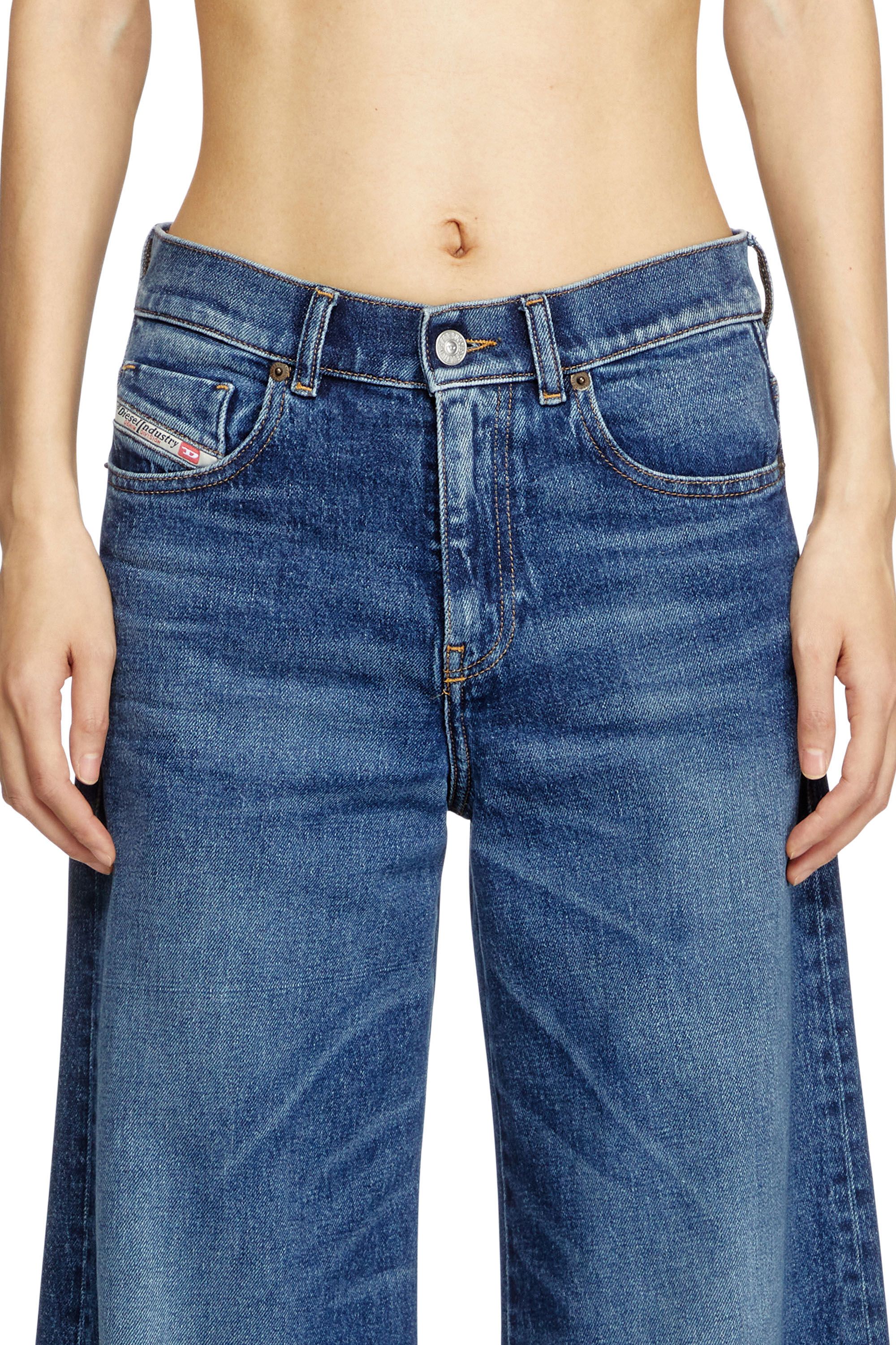 Women's Flare Jeans | Dark Blue | Diesel 1978 D-Akemi Women's Flare Jeans | Dark Blue | Diesel 1978 D-Akemi