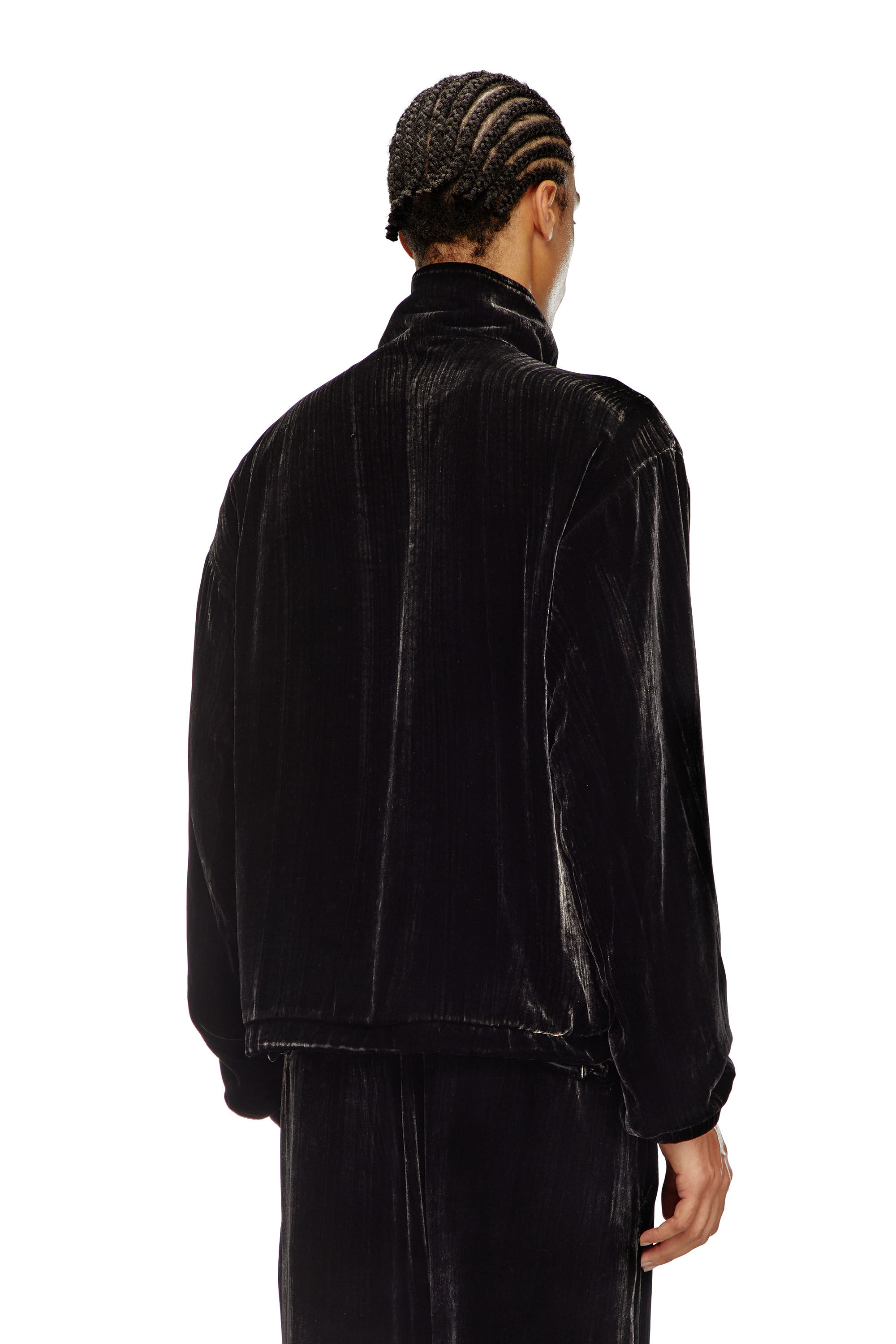 松煙墨 VELOUR L/S TEE BLACK Stussy X Metalheadz 30 Goldie T- Shirt 