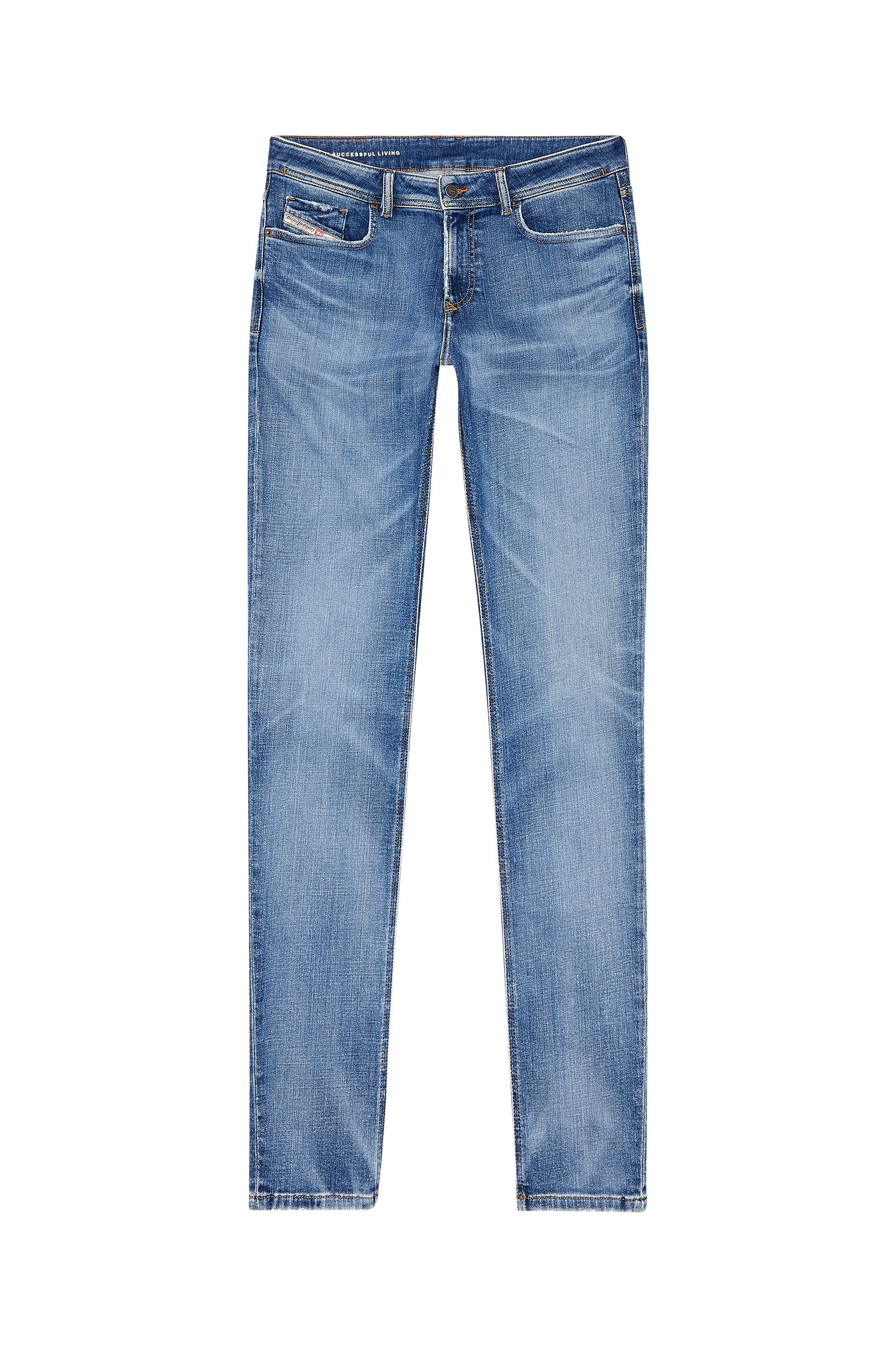 Diesel - Man's Skinny Jeans 1979 Sleenker 09H68, Medium blue - 2