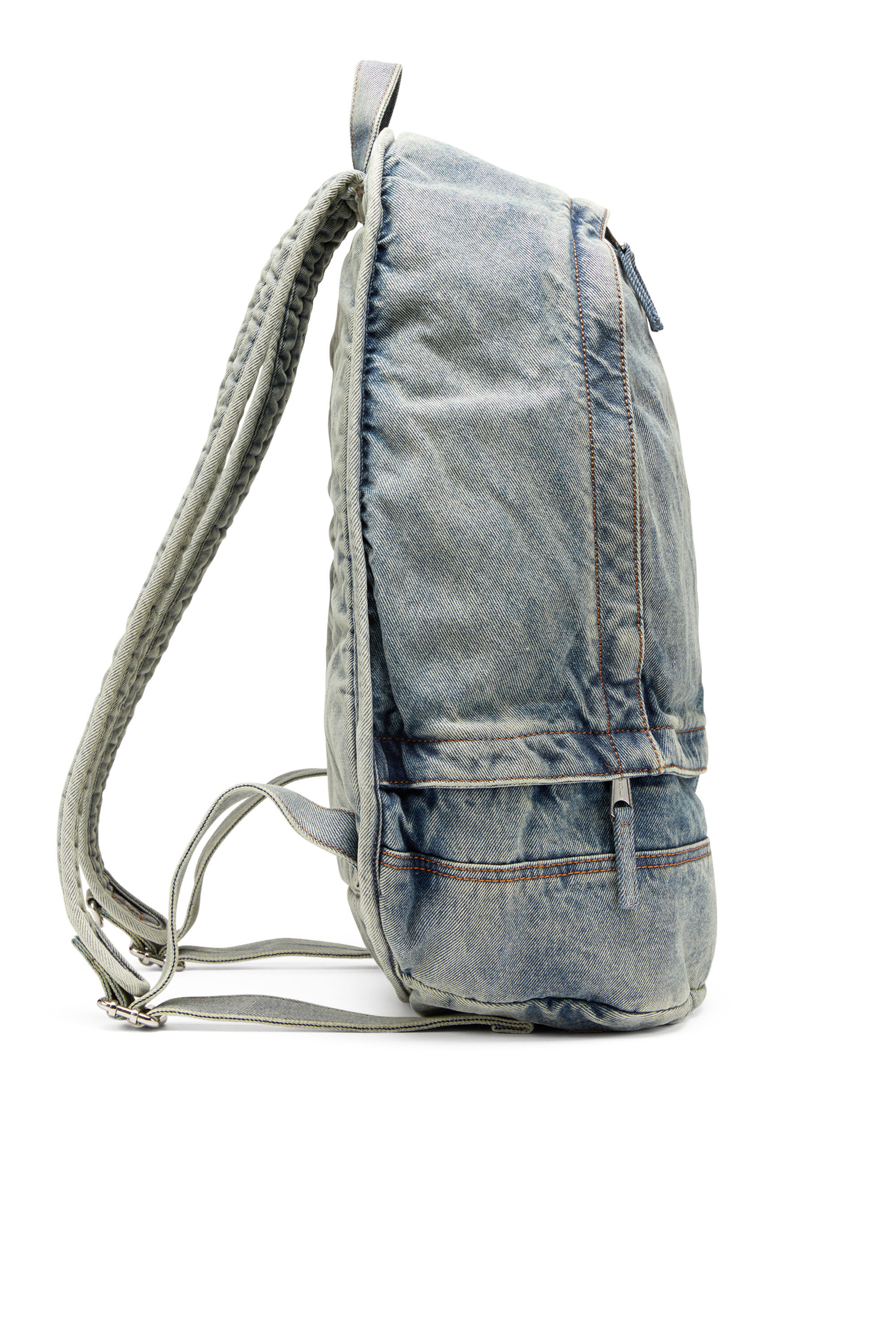 Diesel - RAVE BACKPACK, Man's Rave-Backpack in solarised denim in Blue - 4