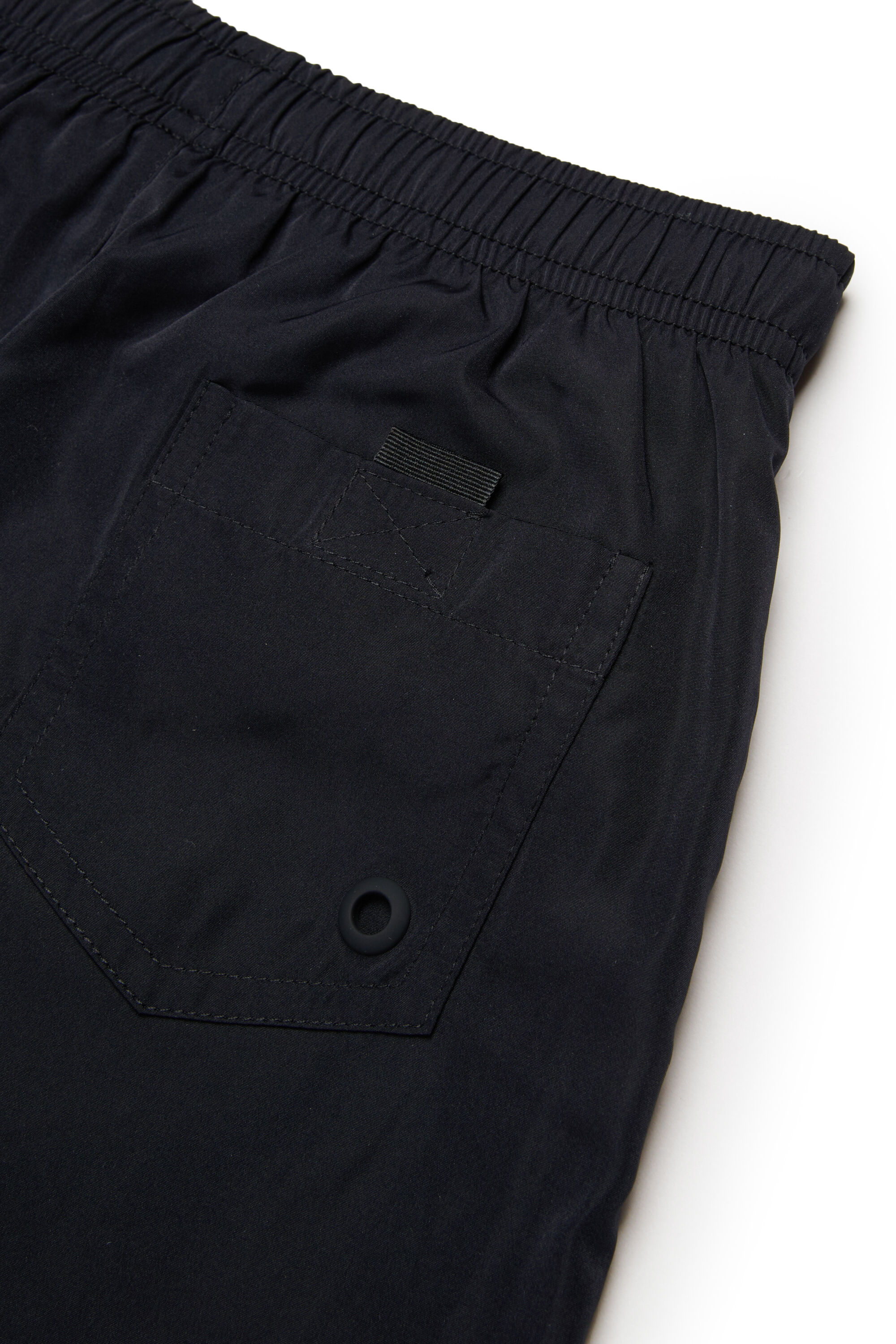 Diesel - MIDIT, Man's Swim shorts with maxi logo in Black - 4