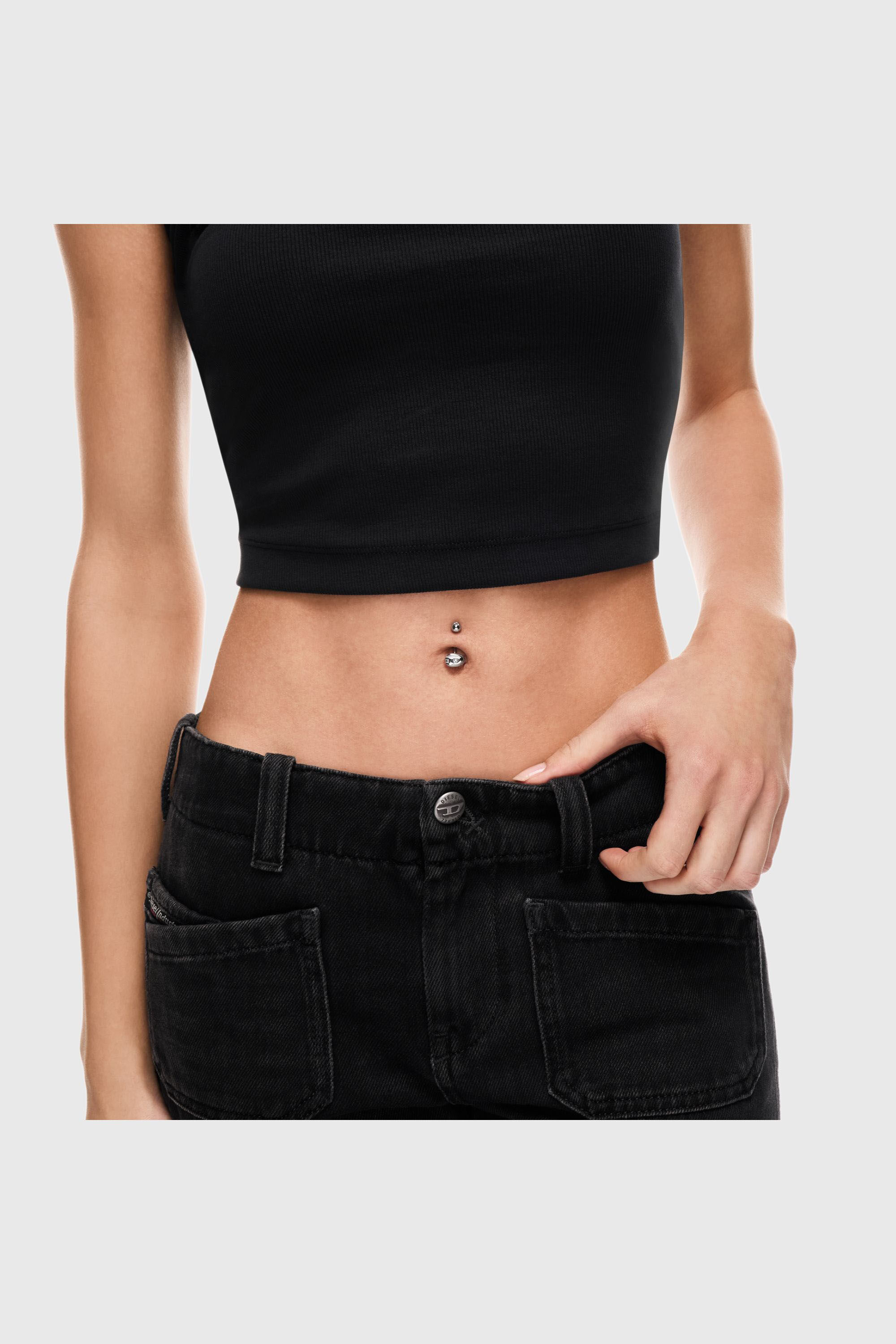 Diesel - DX1698040 JEWELLERY, Unisex's Stainless steel navel body jewelry in Silver - 4