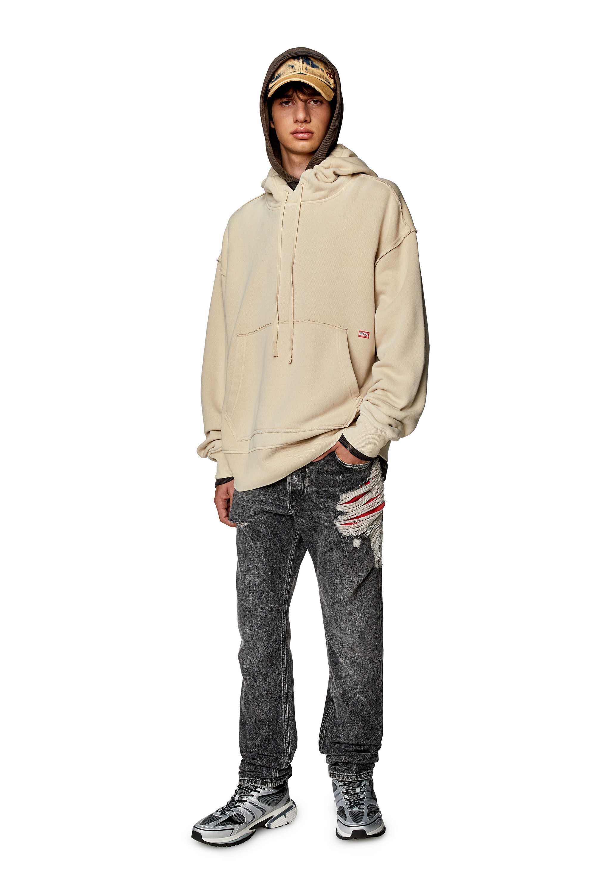Diesel - S-MACS-HOOD-RW, Beige - Image 1