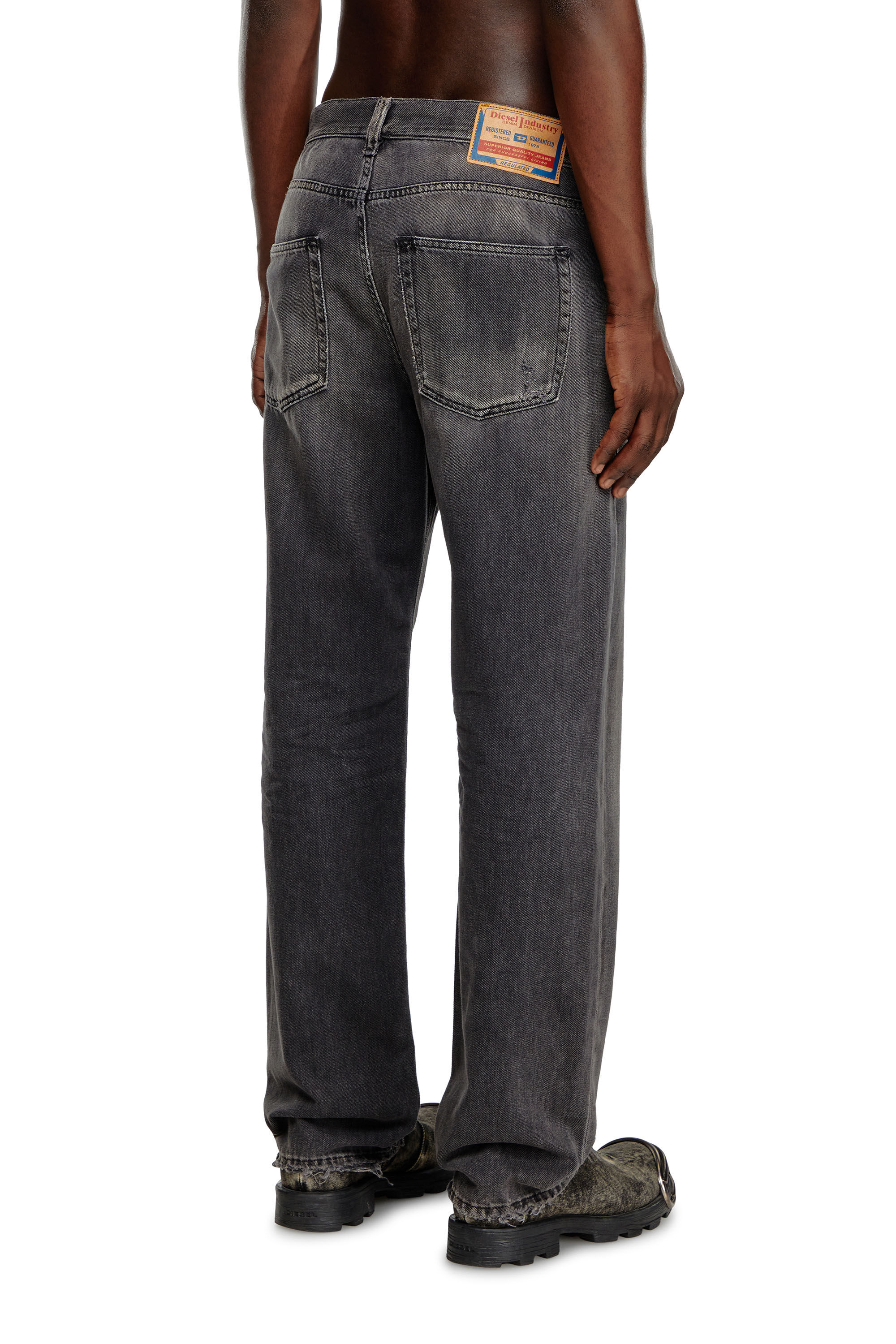 Diesel - Man's Regular Jeans 2024 D-Macs 09K14, Black/Dark grey - 4
