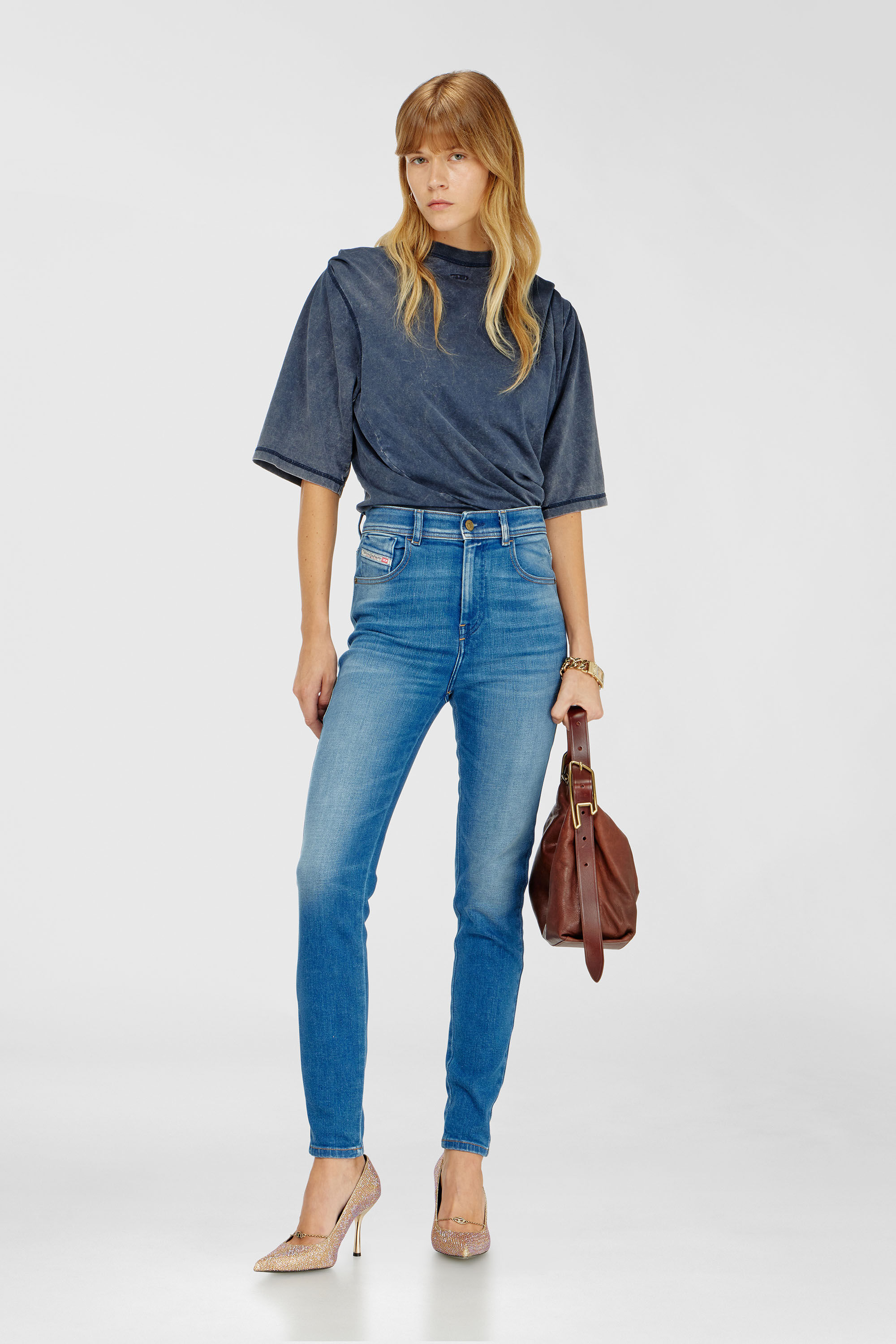Diesel - Woman's Skinny Jeans 1984 Slandy-High 09Q79, null - 3