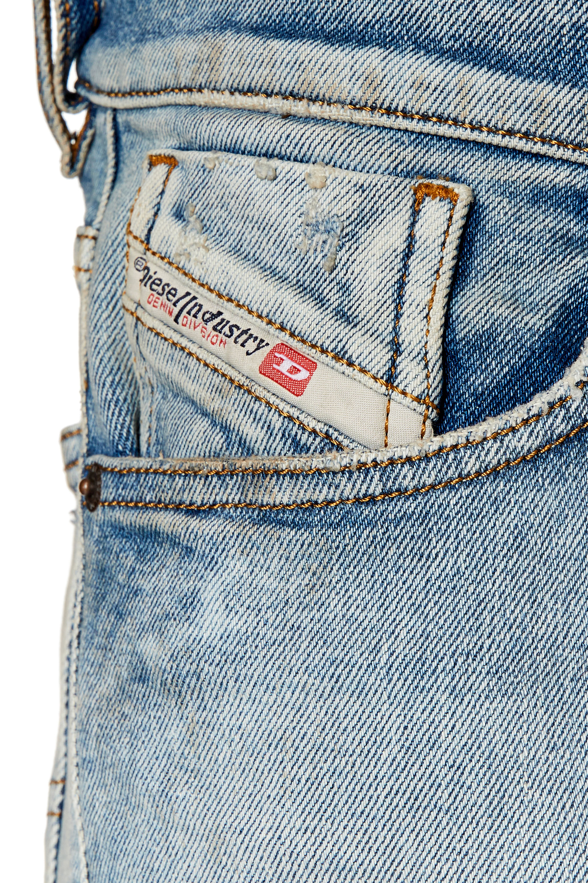 Diesel - 1995 D-Sark 09E84 Straight Jeans, Light Blue - Image 3