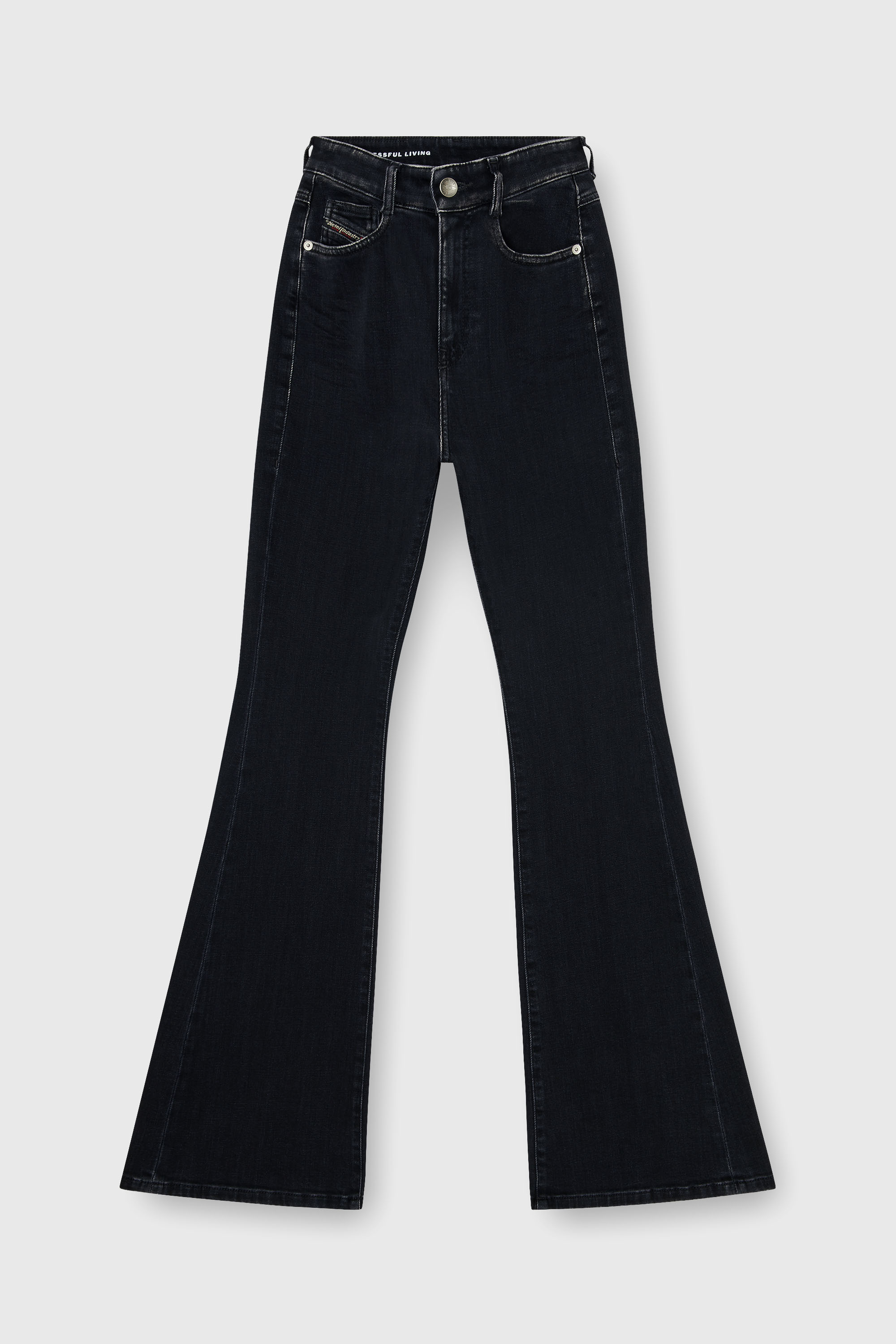 Diesel - Woman's Bootcut Jeans 1973 D-Partt 09P75, Black/Dark grey - 6
