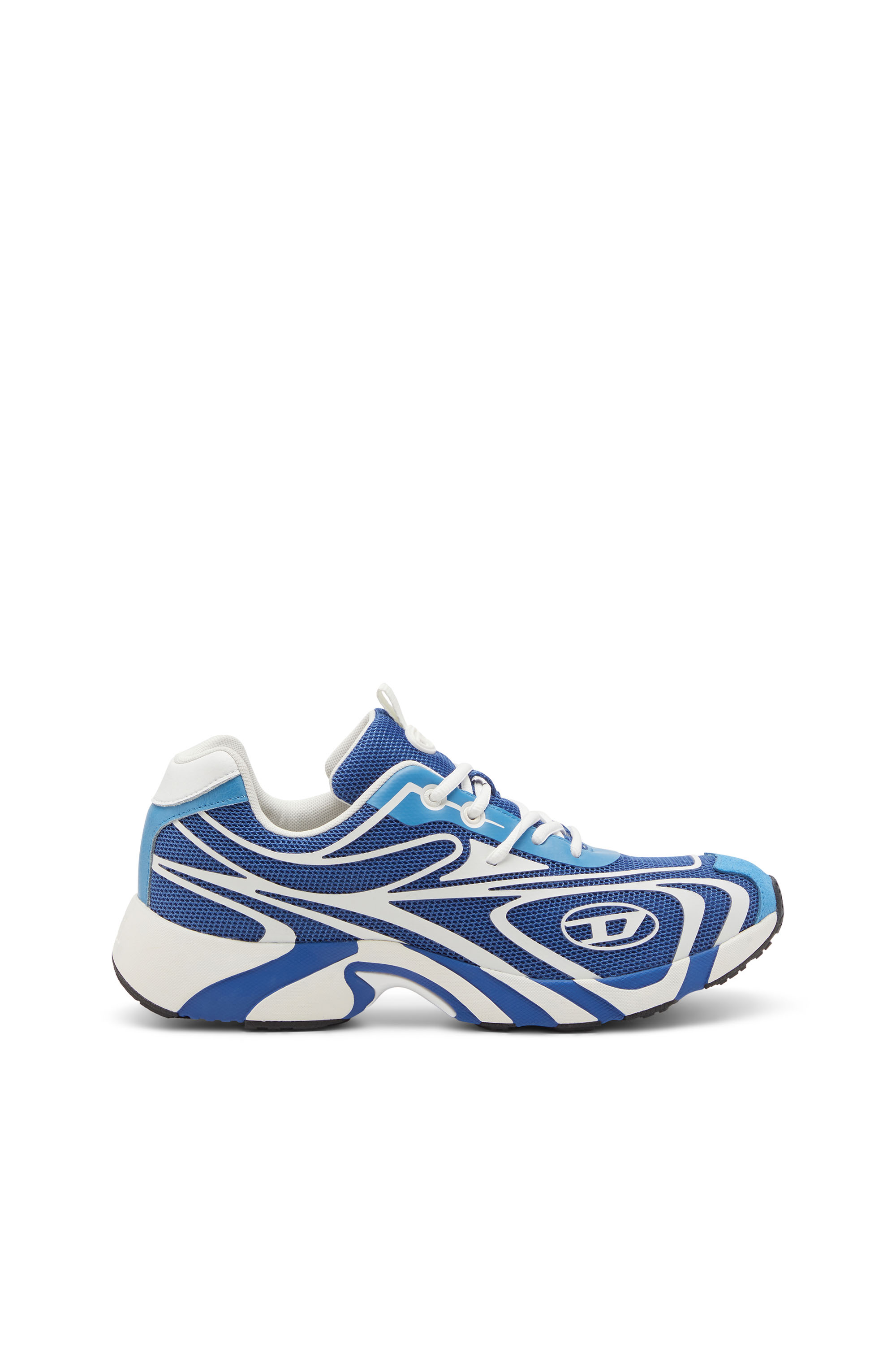 Diesel - S-D-VIT'S 500 LOW, Man's S-D-Vit - Lace-up sneakers in Blue/White - 1