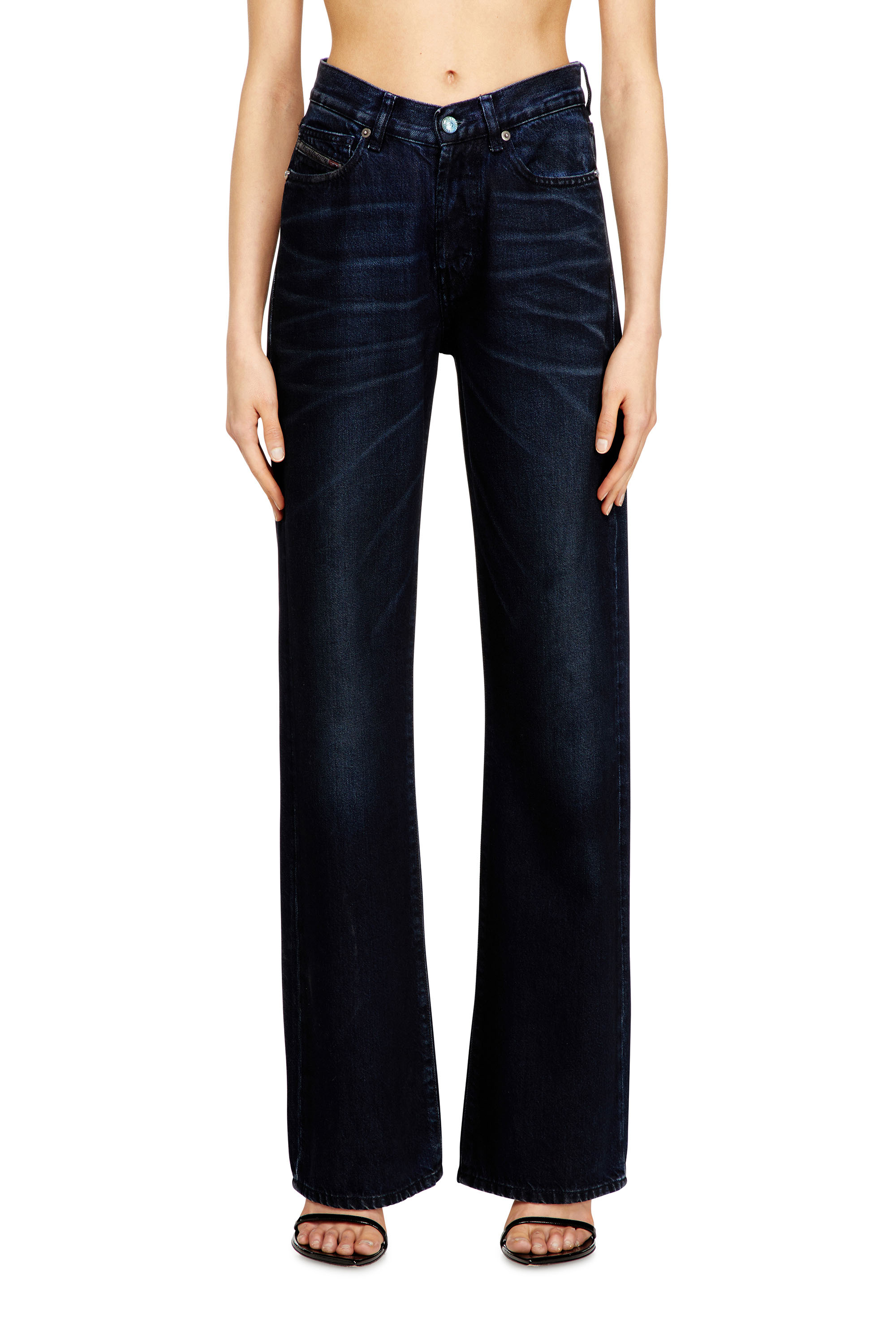 Diesel - Woman's Regular Jeans 1971 D-Sent 09N21, Dark Blue - 2