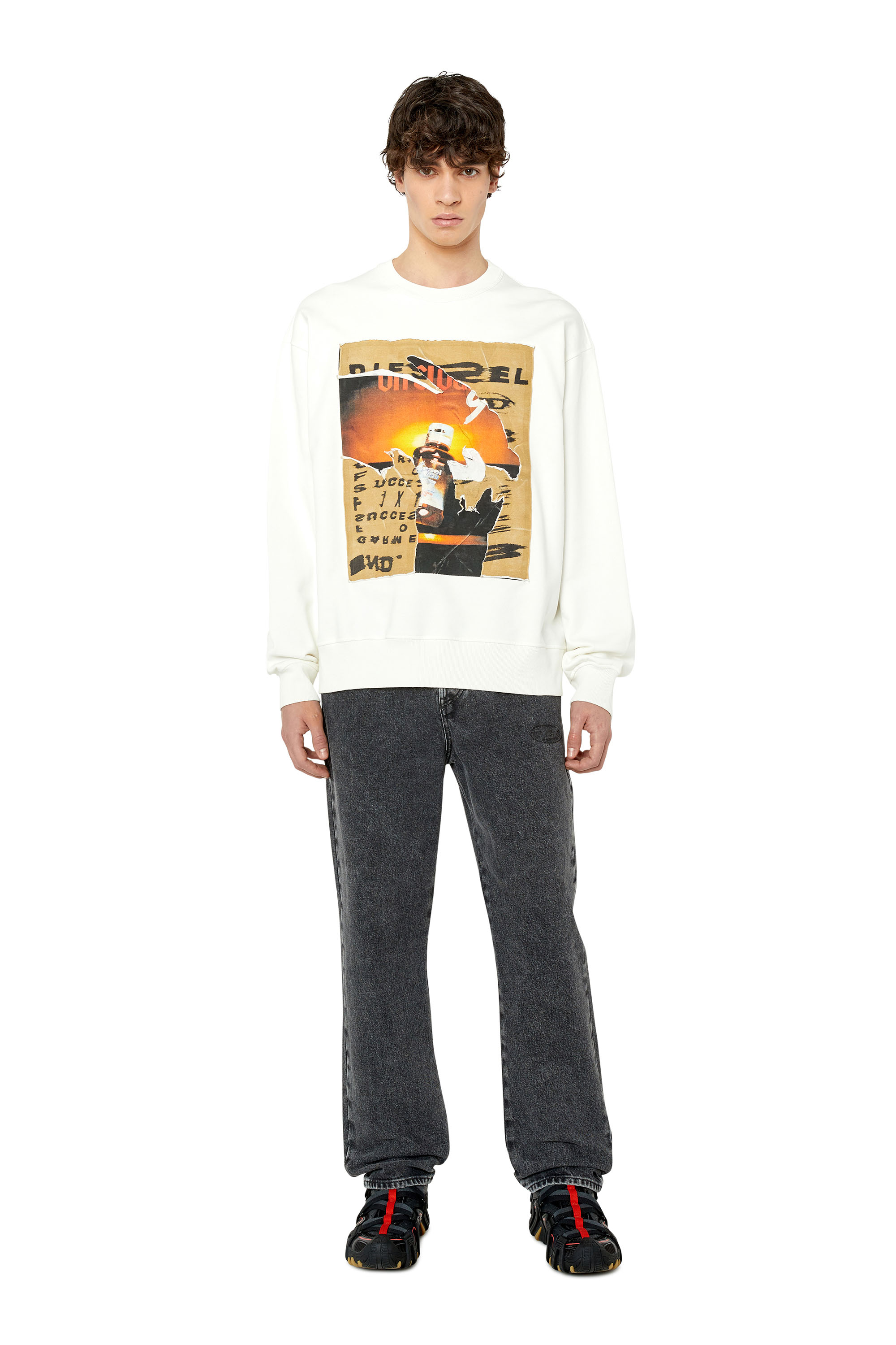 Diesel - Straight Jeans 2020 D-Viker 007N4, Black/Dark grey - Image 4