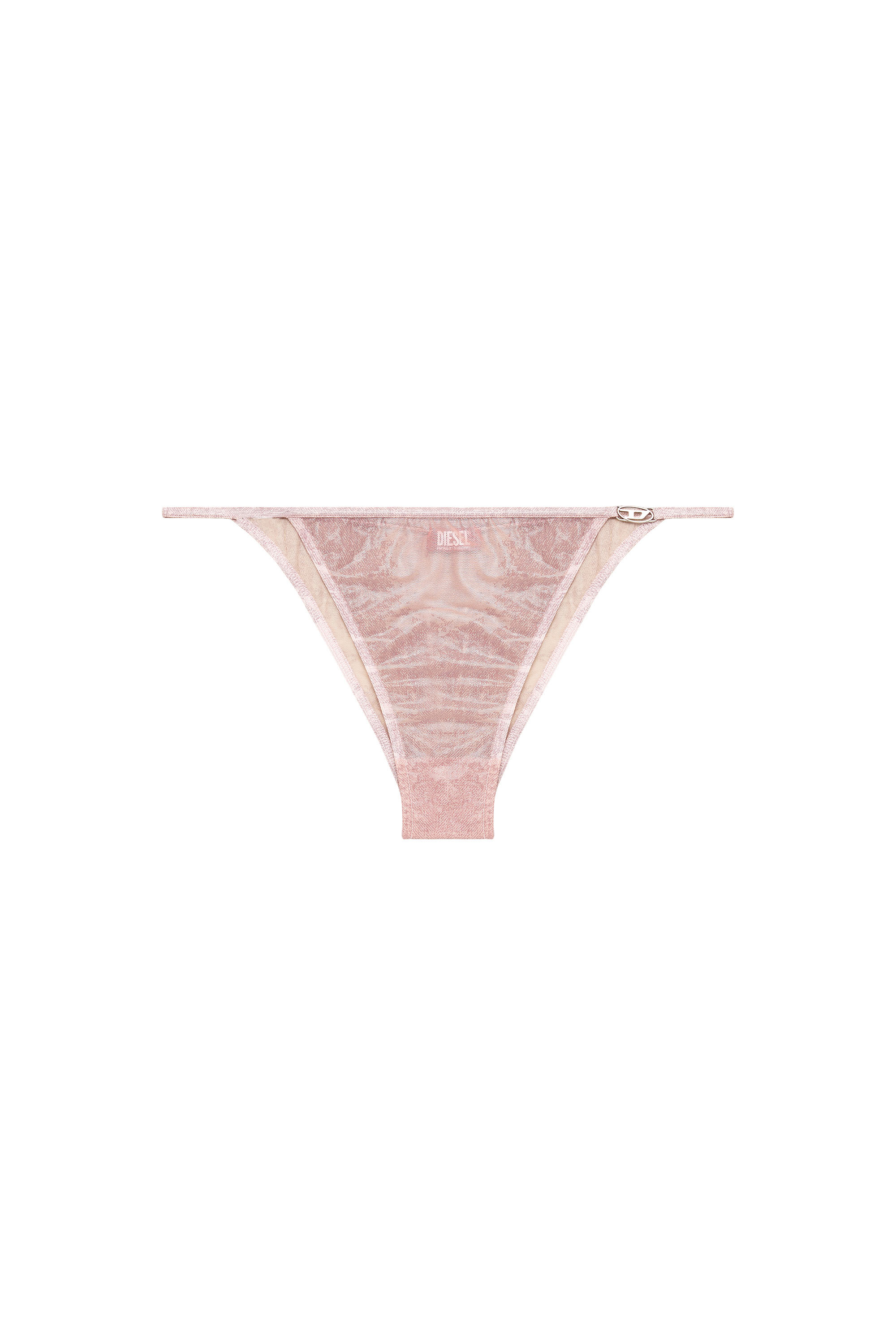 Diesel - PUNCHY-GFT, Woman's Nylon briefs with logo in Pink - 4