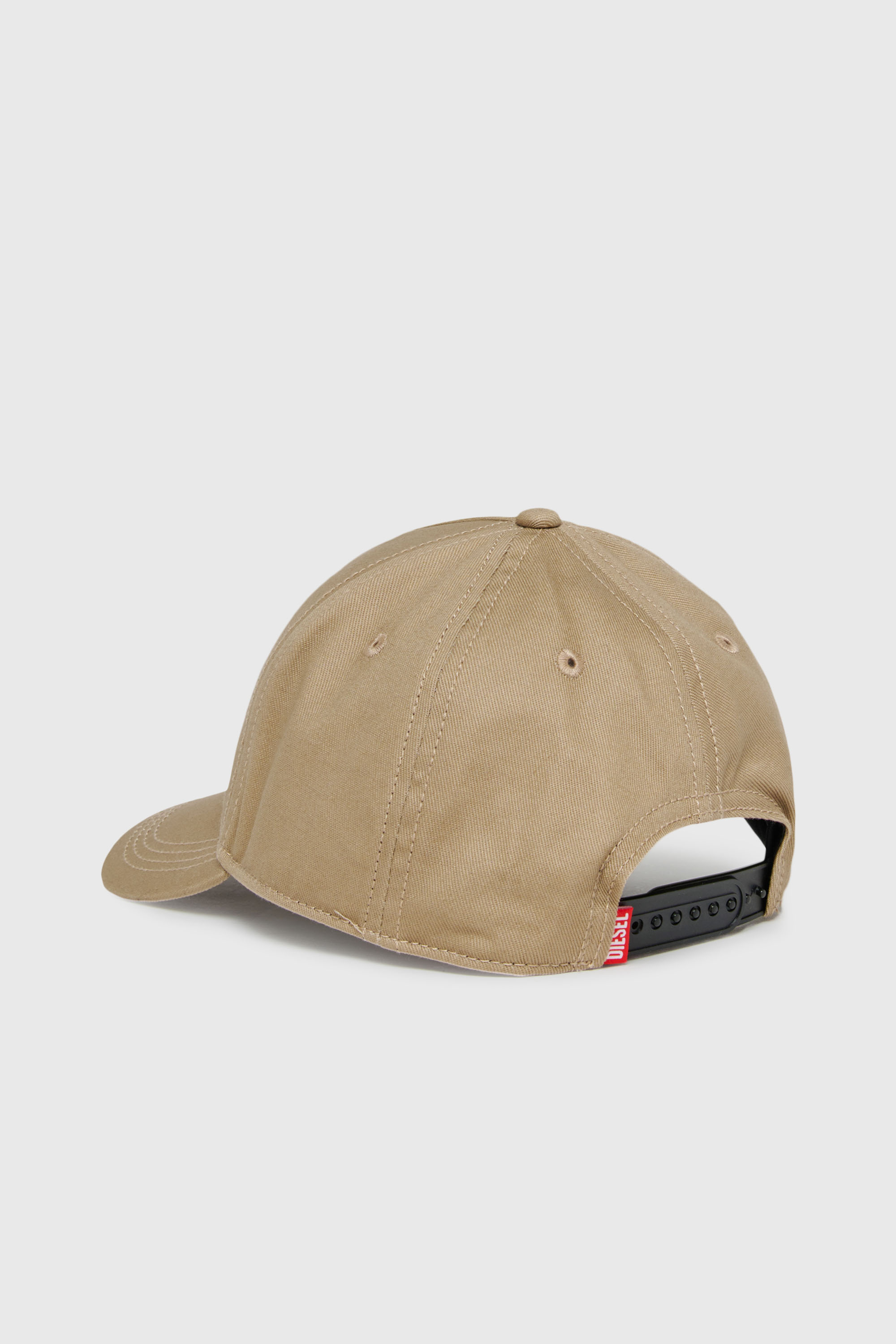 Diesel - FLIMO, Man's Baseball cap with Oval D logo print in Brown - 2