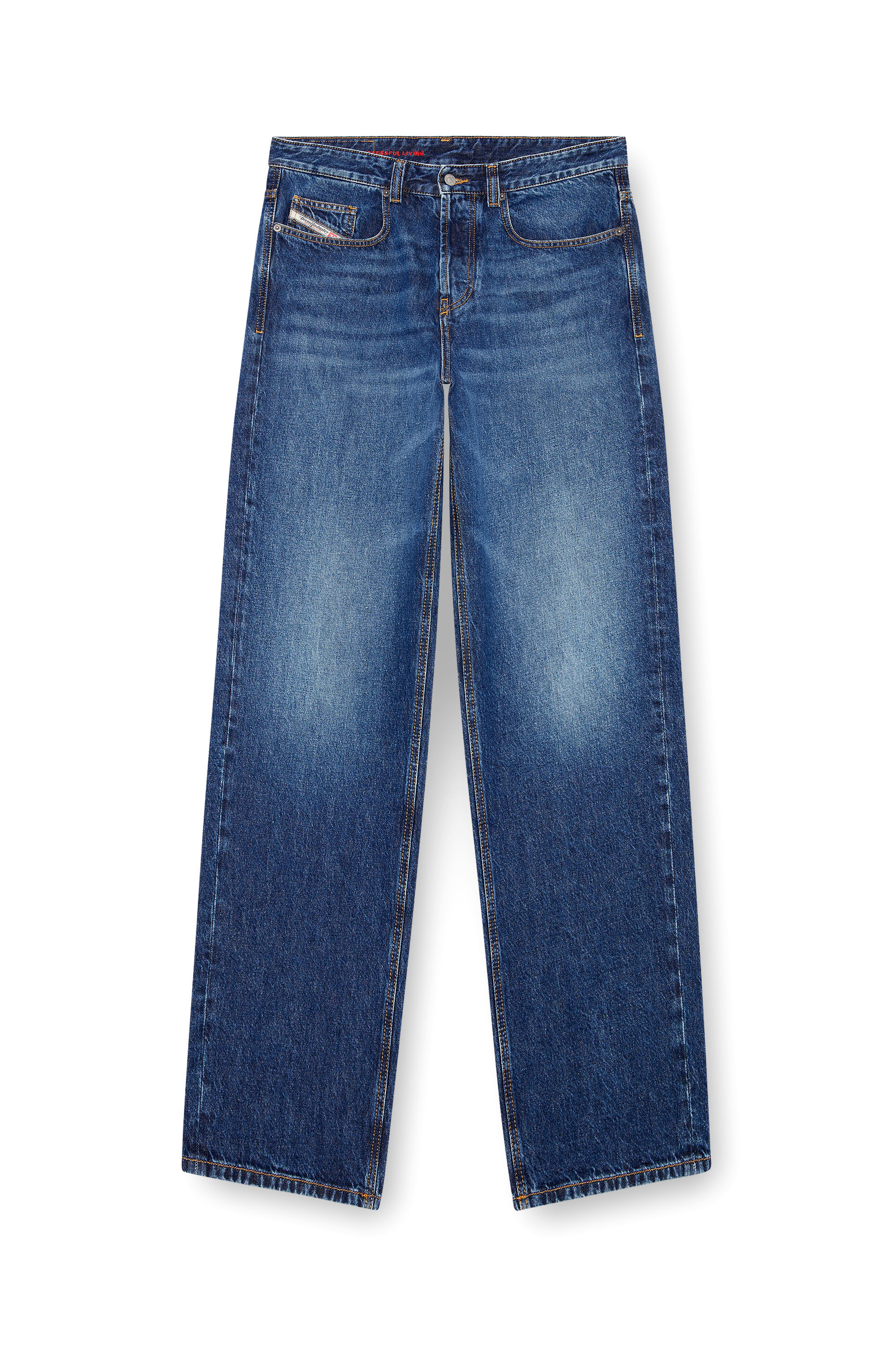 Diesel - Man's Straight Jeans 2001 D-Macro 09I27, Medium blue - 5