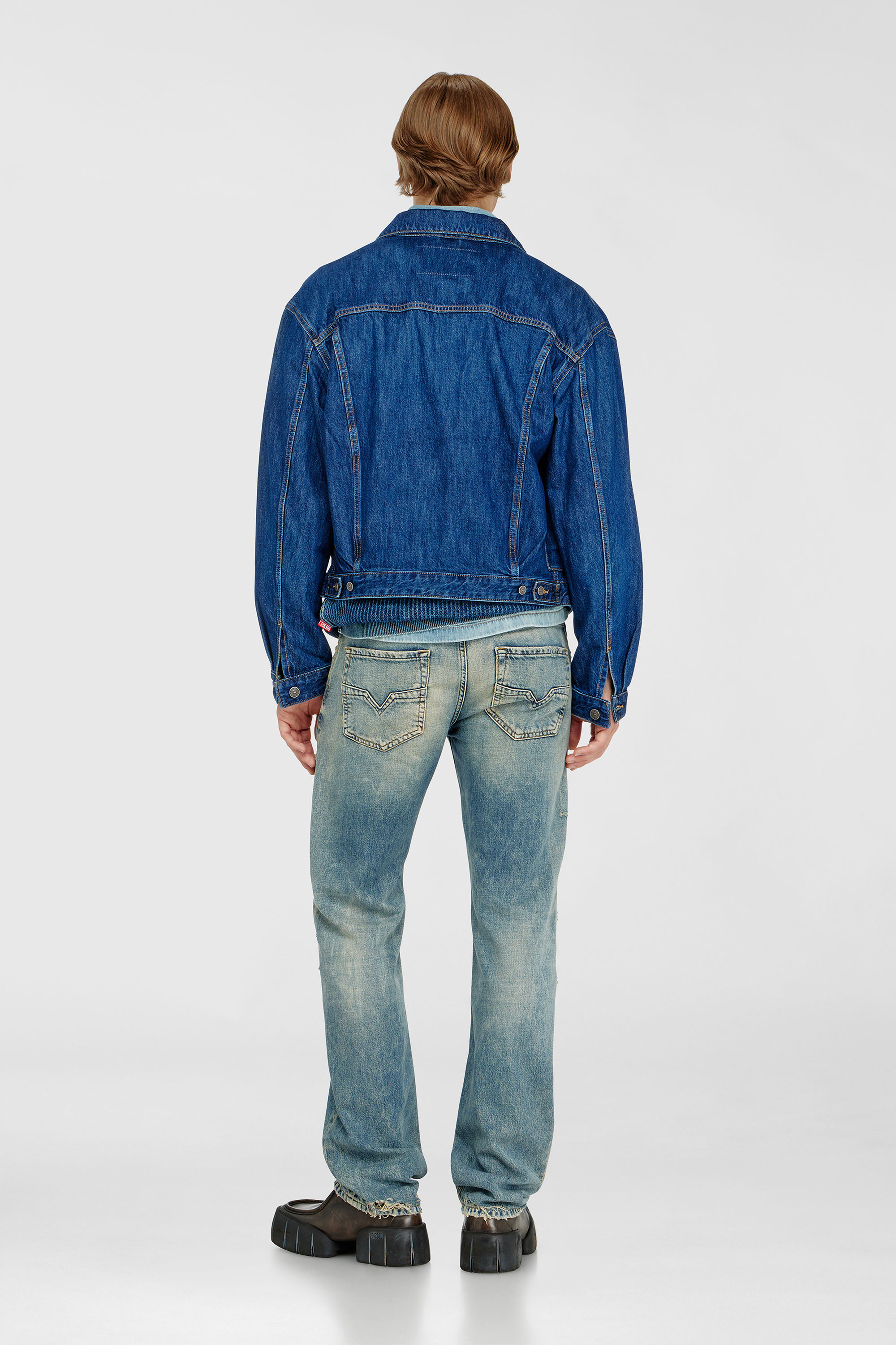 Diesel - Man's Regular Jeans 1985 Larkee 09P62, Medium blue - 3
