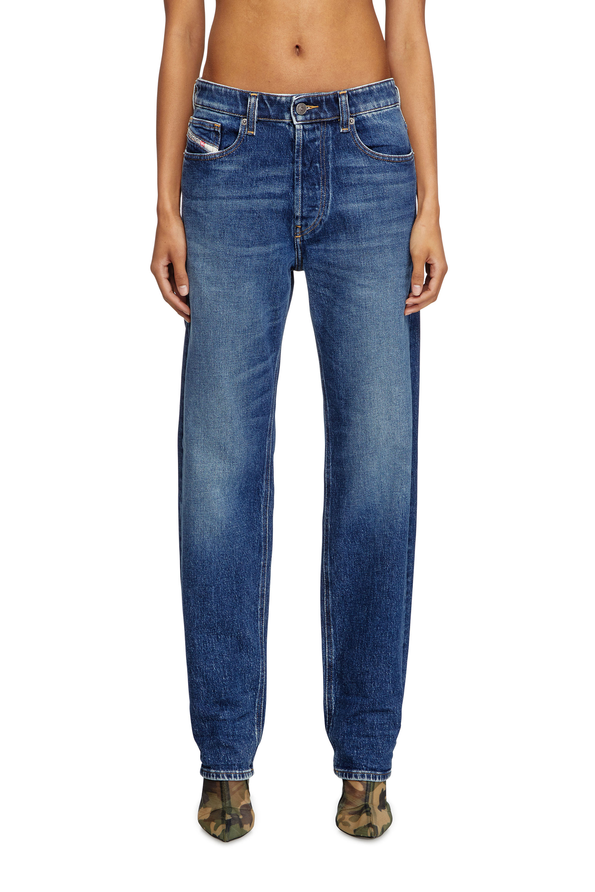 Diesel - Woman's Regular Jeans 1988 D-Ark 09L21, Dark Blue - 2