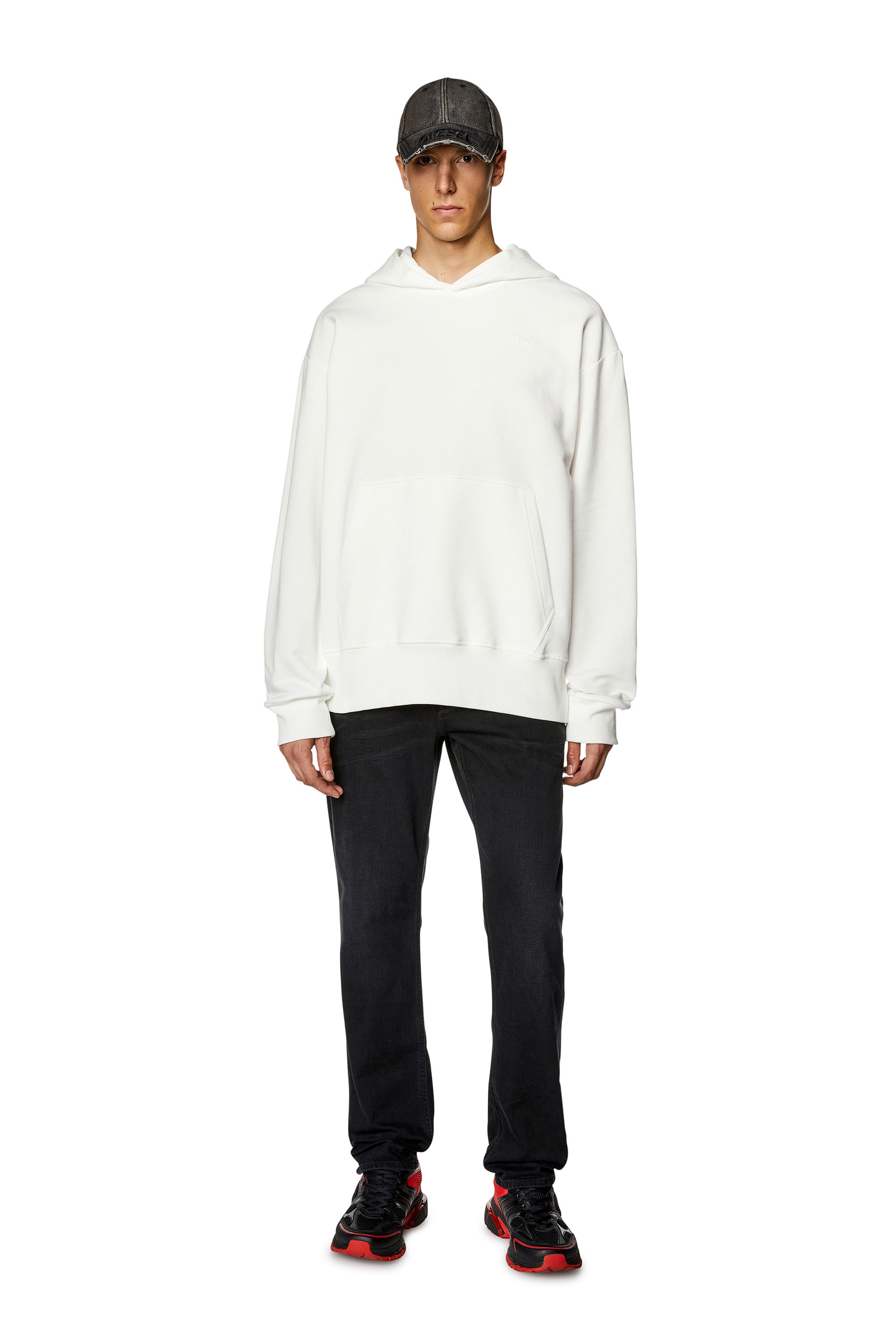 Diesel - Man's Regular Jeans 1986 Larkee-Beex 09D48, Black/Dark grey - 1